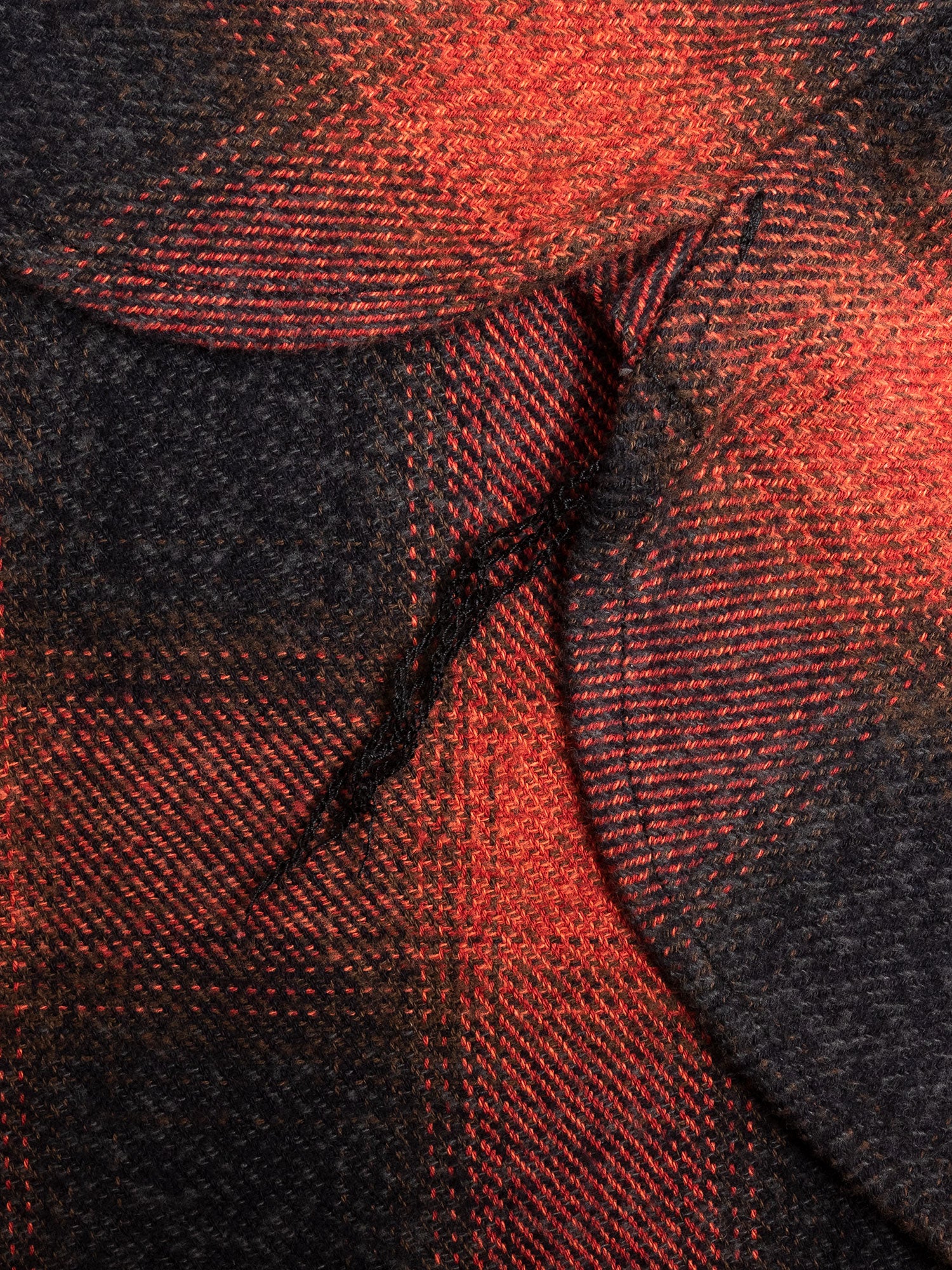 750WS Heavy Flannel Shirt in Red - Image 6