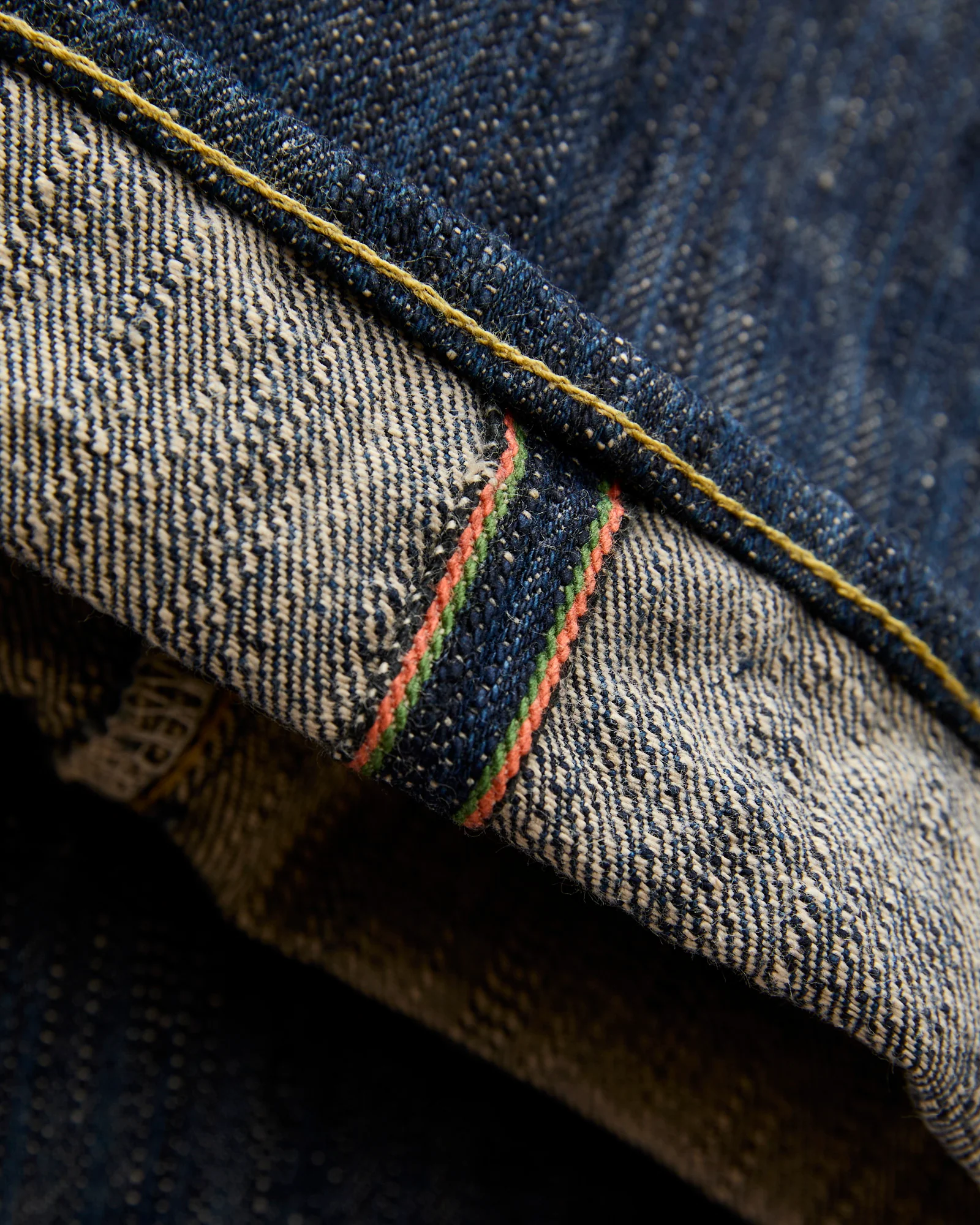 822 "Kase" 16oz Natural Indigo Selvedge Denim - Wide Tapered Fit - Image 8