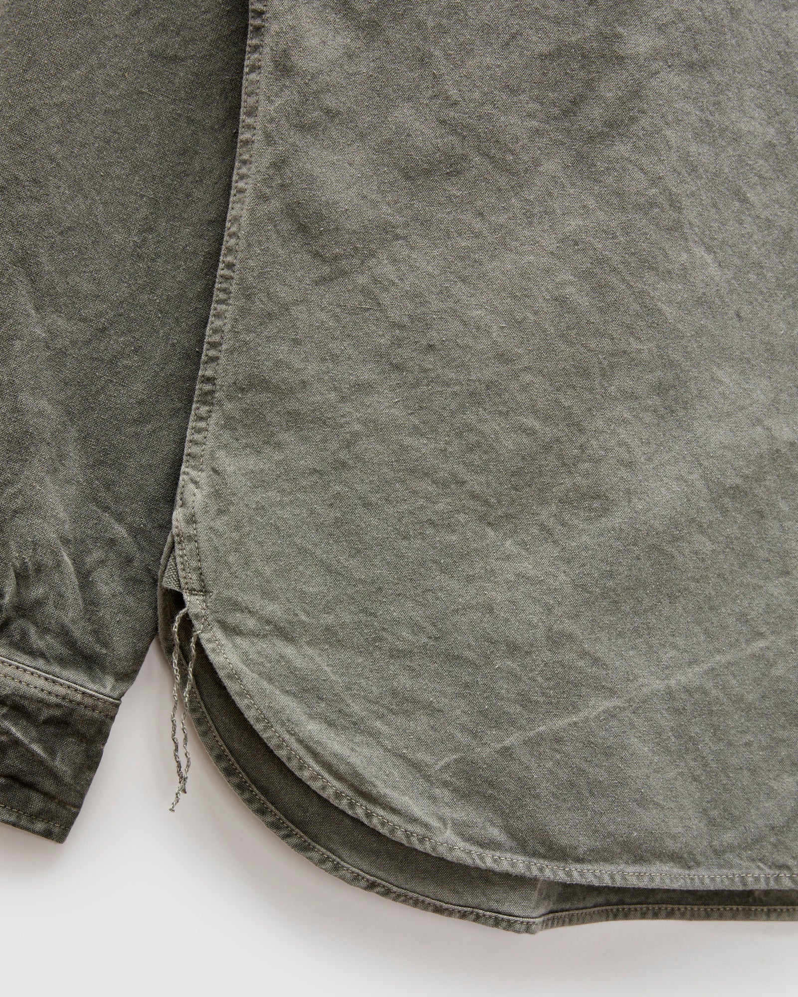 8oz Canvas Flap Workshirt in Sumi Ink - Image 8