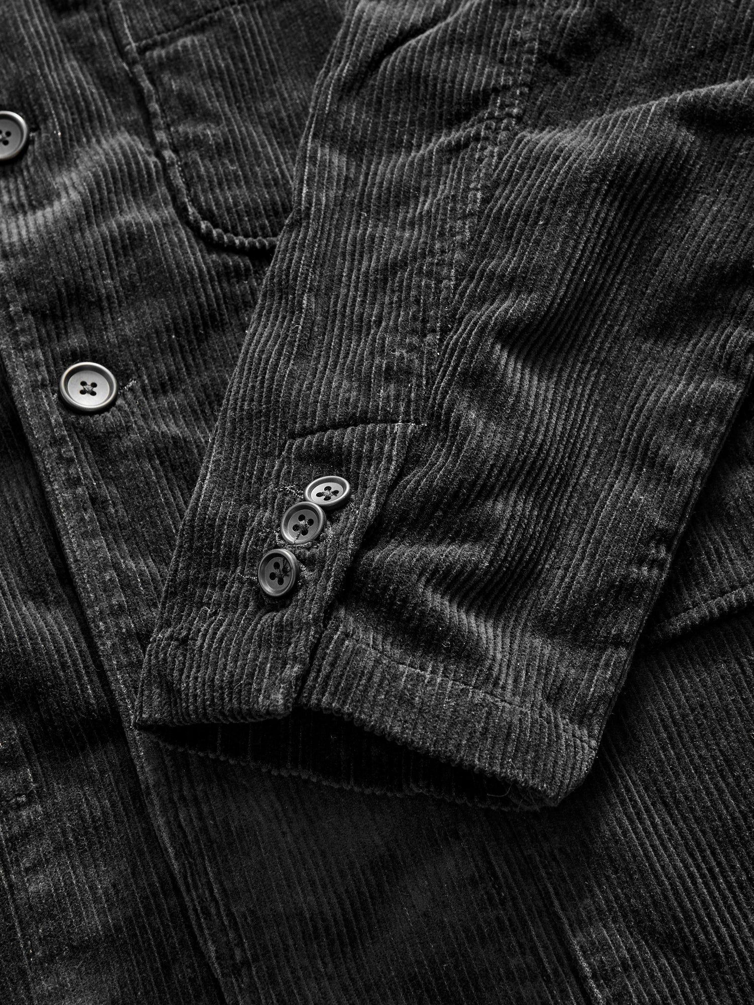 8W Corduroy Loiter Jacket in Black - Image 10