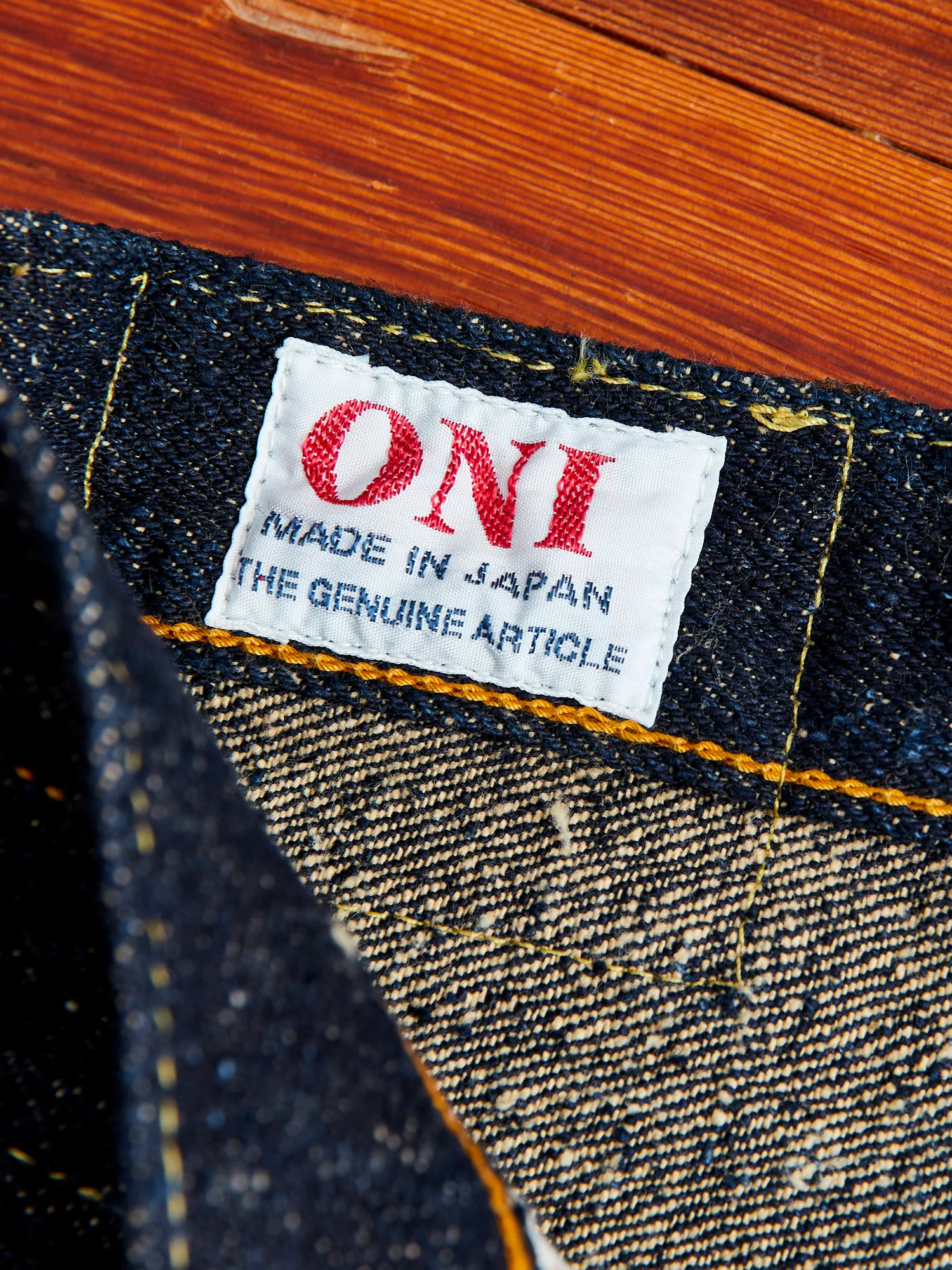 902 "Asphalt" 20oz Selvedge Denim - High Tapered Fit - Image 9