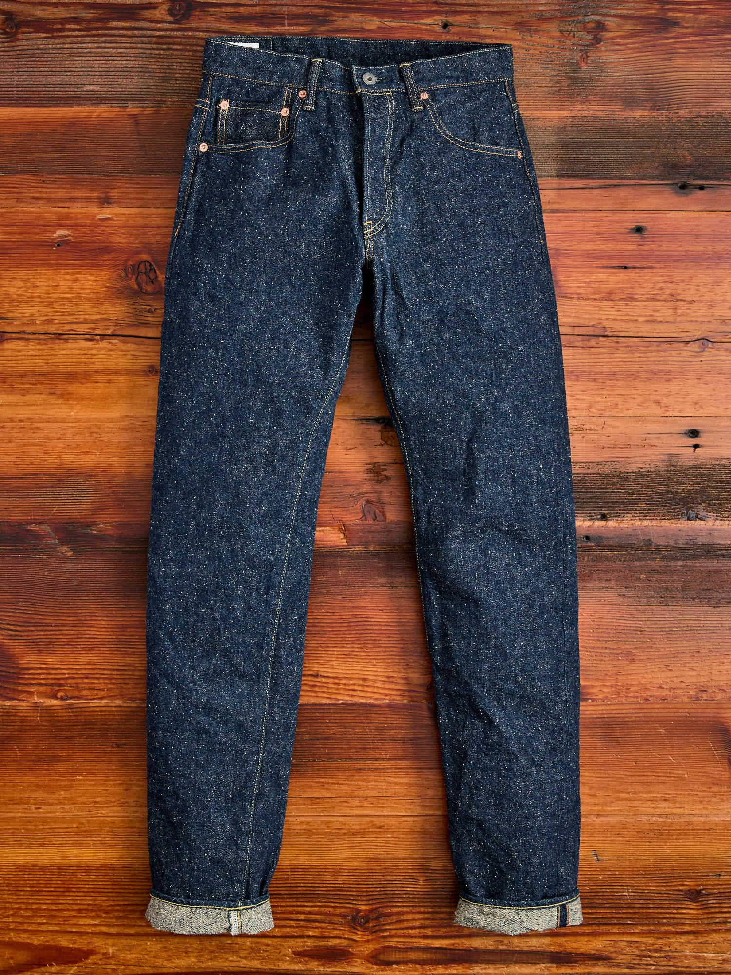 902-CCD "Crushed Concrete" 15oz Selvedge Denim - High Tapered Fit - Image 2