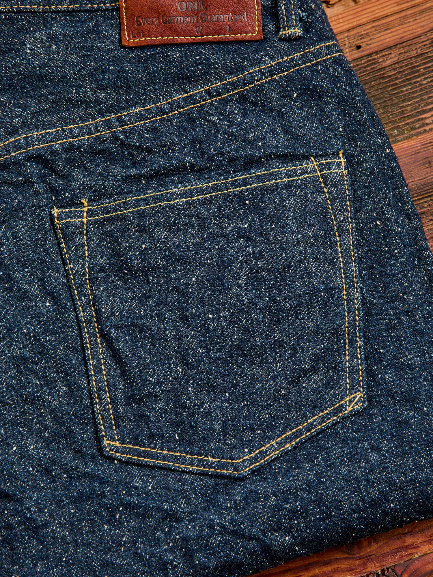 902-CCD "Crushed Concrete" 15oz Selvedge Denim - High Tapered Fit - Image 5