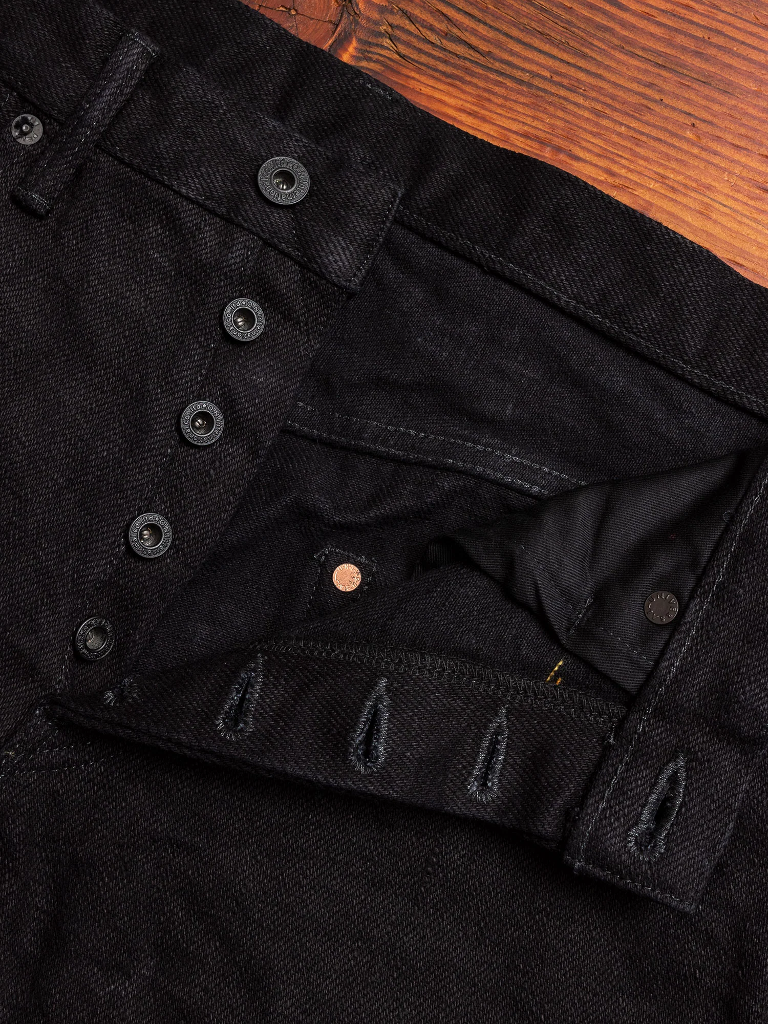 902AIZ "Aizumi x Black Secret" 20oz Selvedge Denim - High Tapered Fit - Image 6