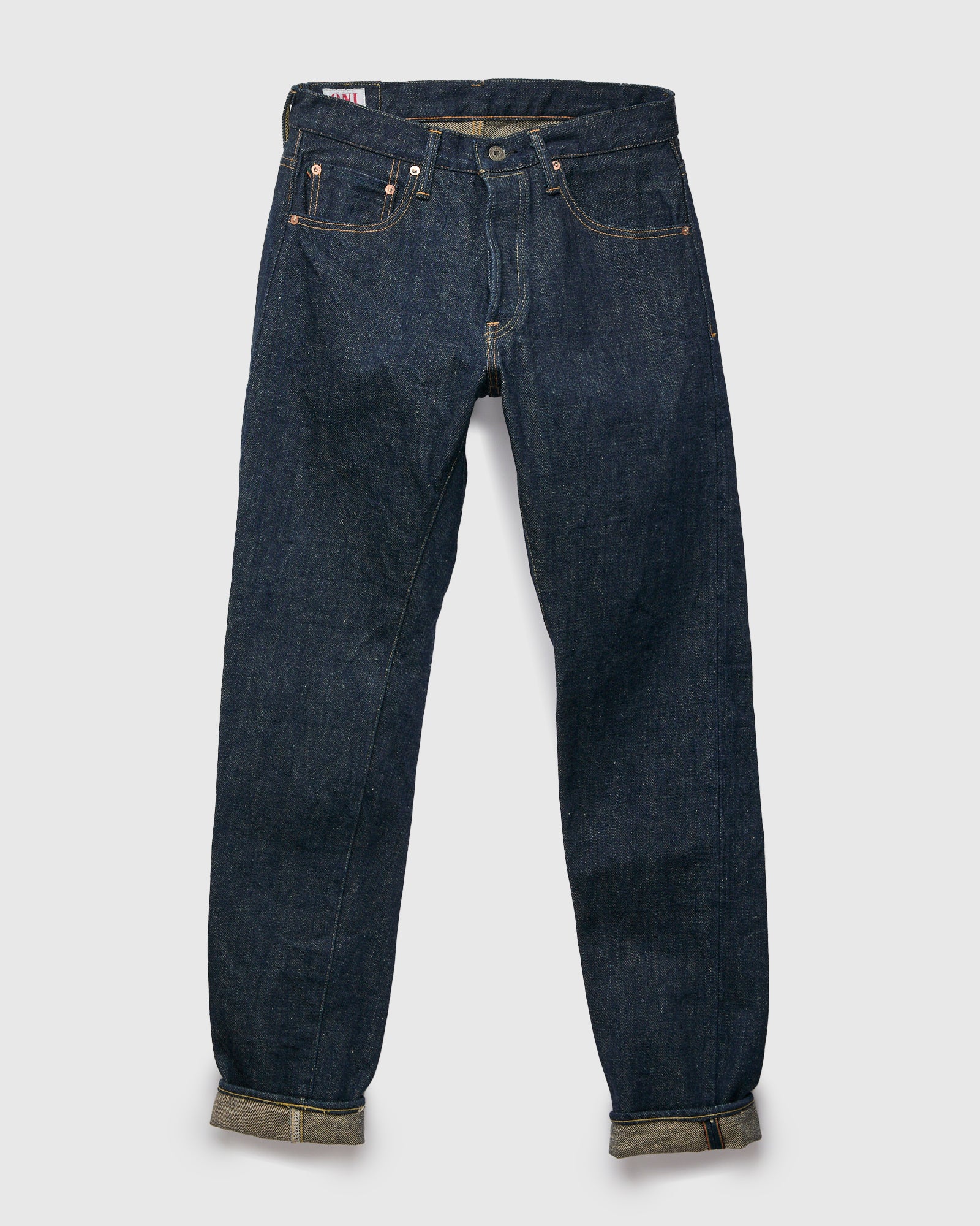 902ZR "Secret Denim – Beige Kabuki" 20oz Selvedge Denim - High Tapered Fit - Image 2