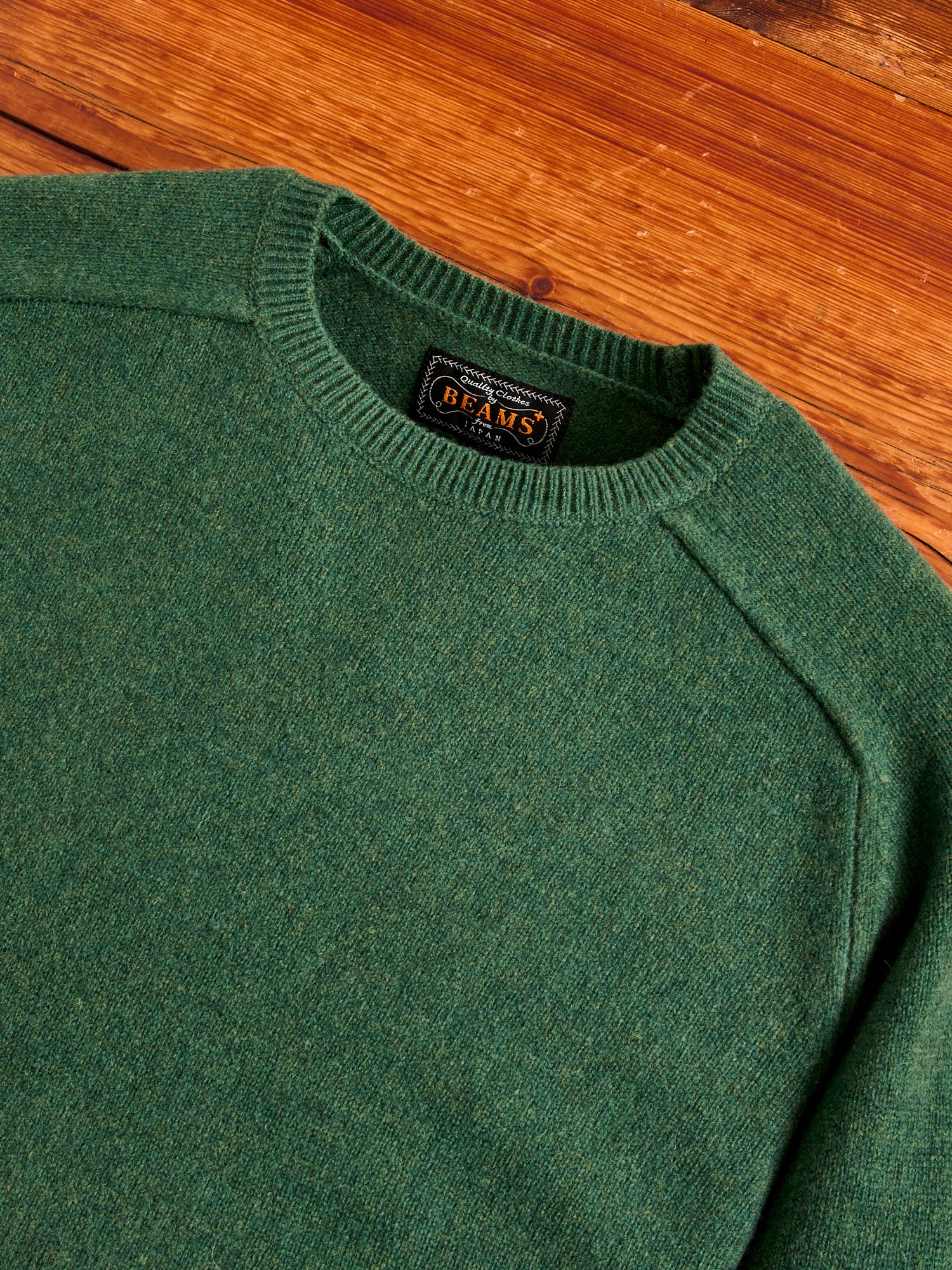 9G Crewneck Knit Sweater in Green - Image 4