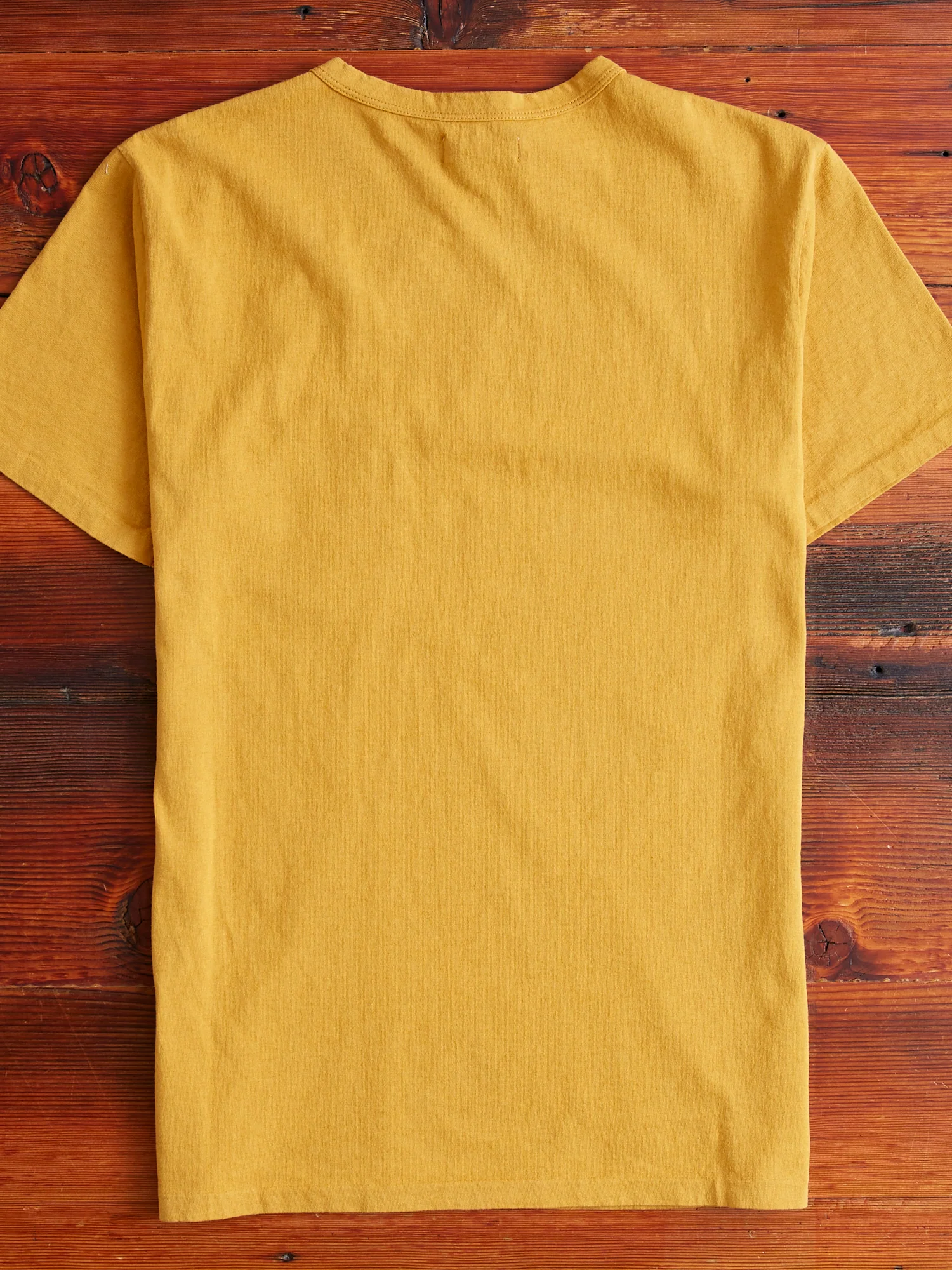 9oz Pocket T-Shirt in Mustard - Image 6