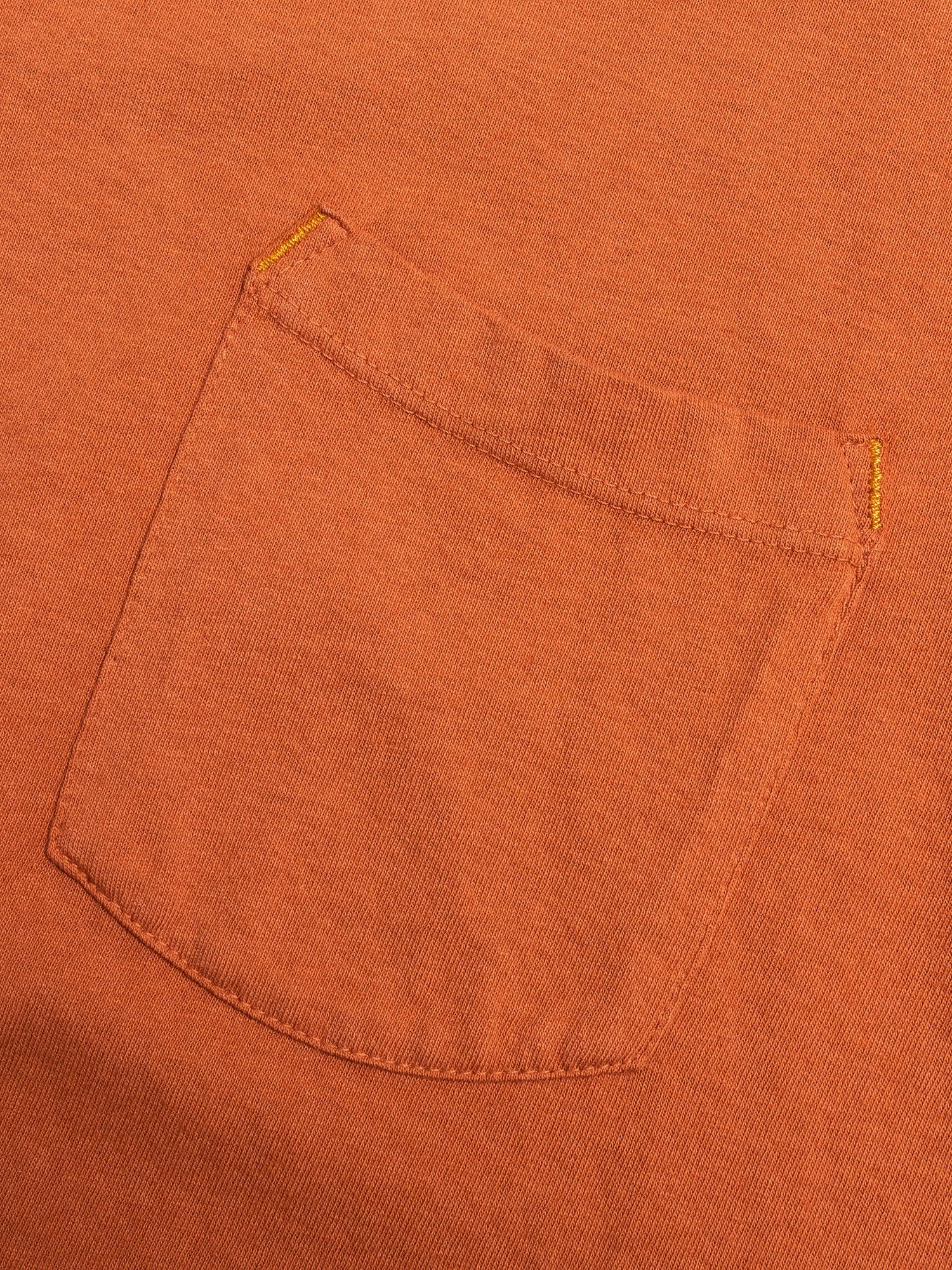 9oz Pocket T-Shirt in Rust - Image 3