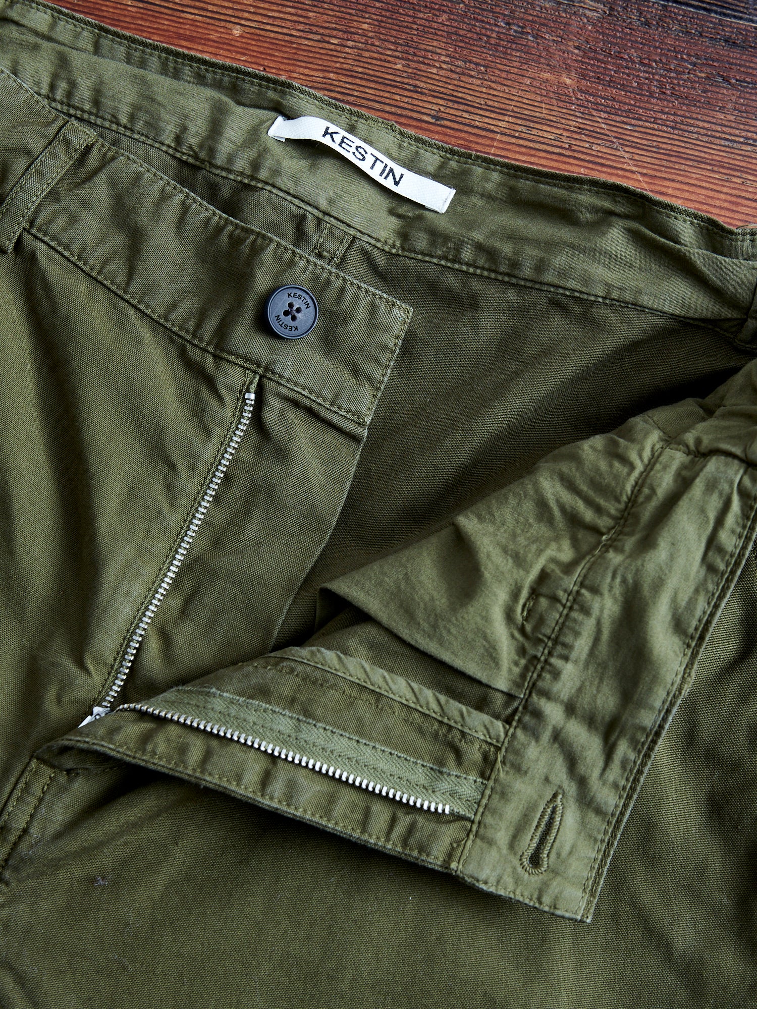 Aberlour Canvas Pants in Olive - Image 6