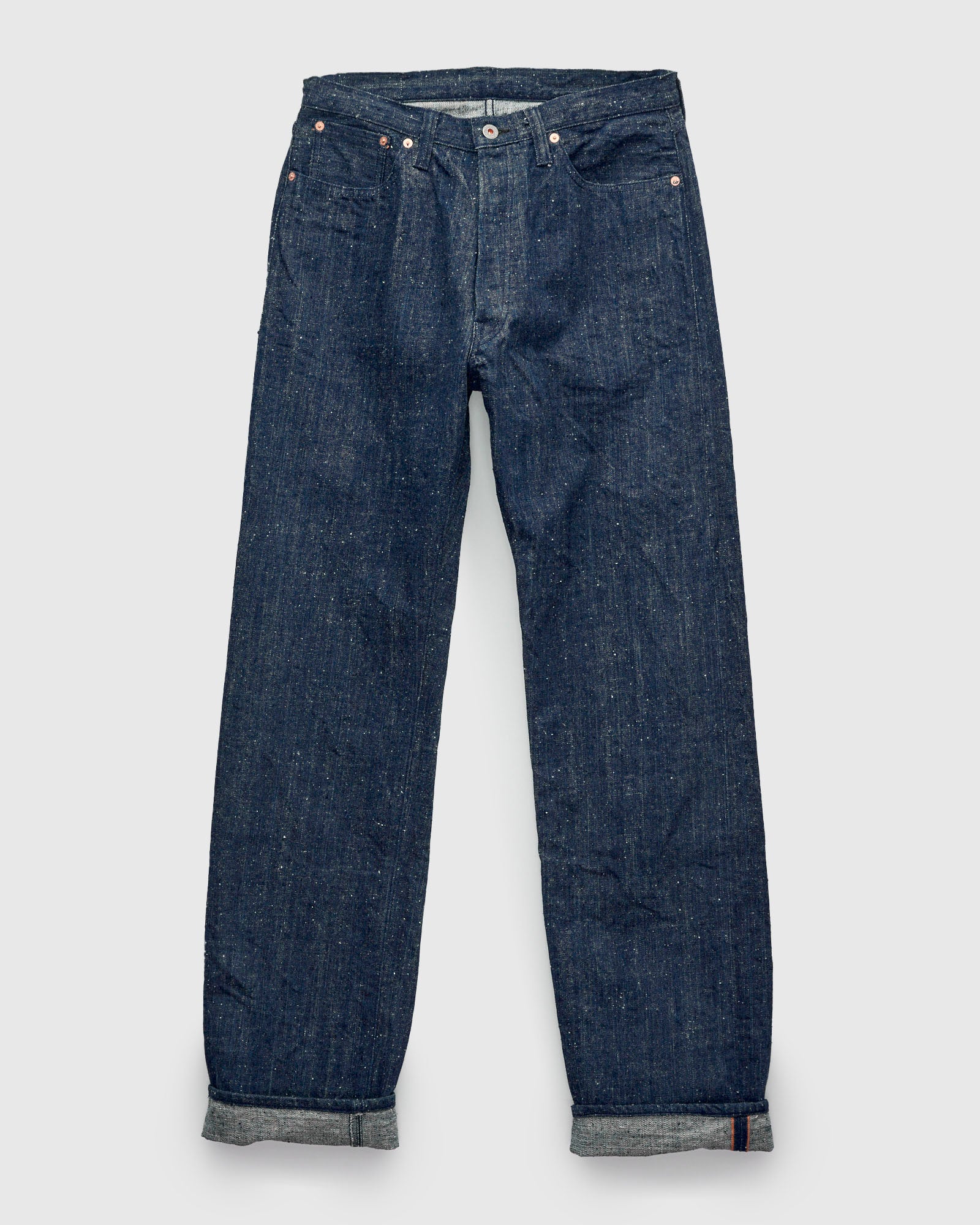 "Aizome" 13oz Natural Indigo Nep Selvedge Denim - Heritage Straight Fit - Image 2