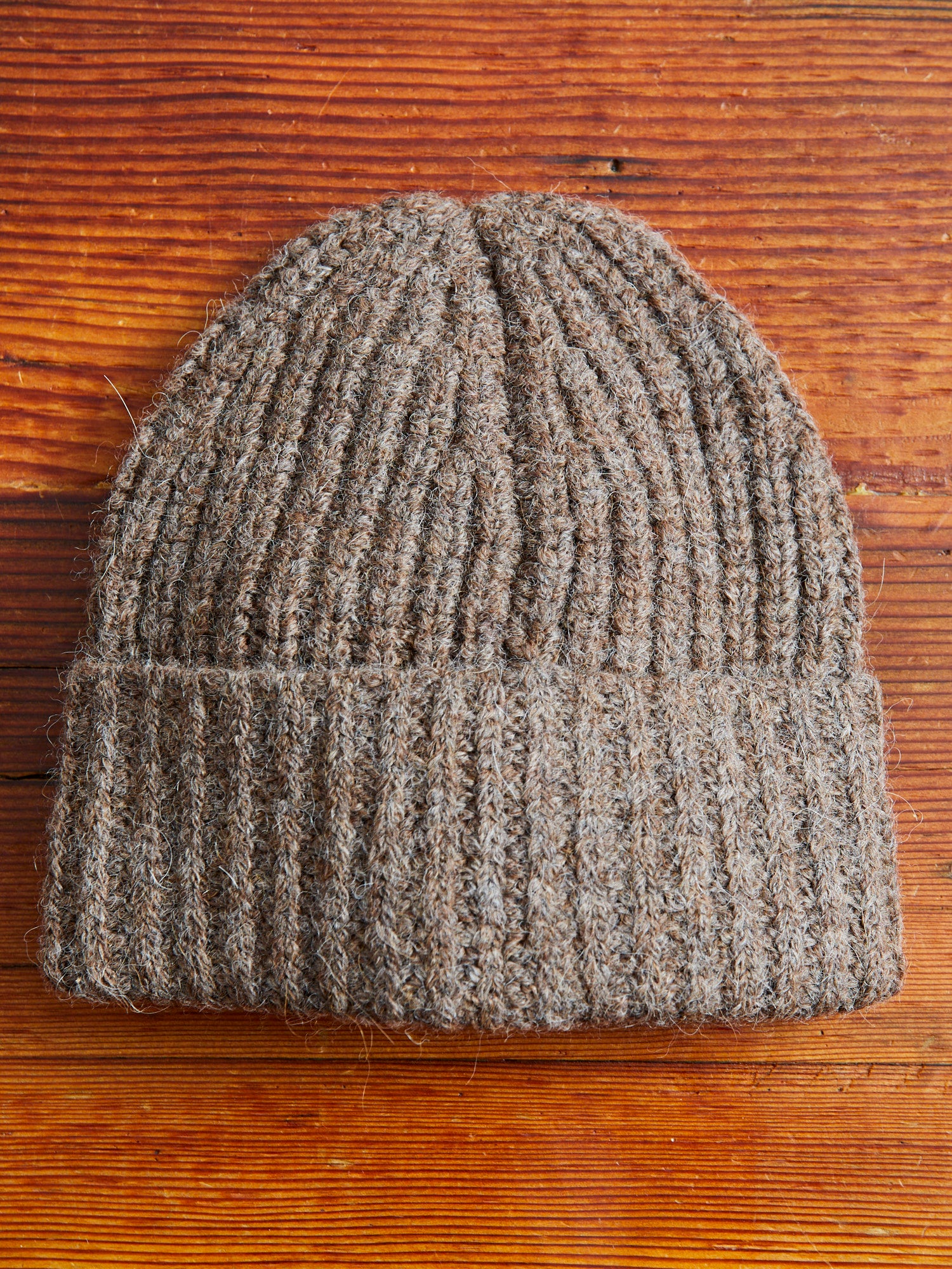 Alpaca Watch Cap in Oak - Image 3