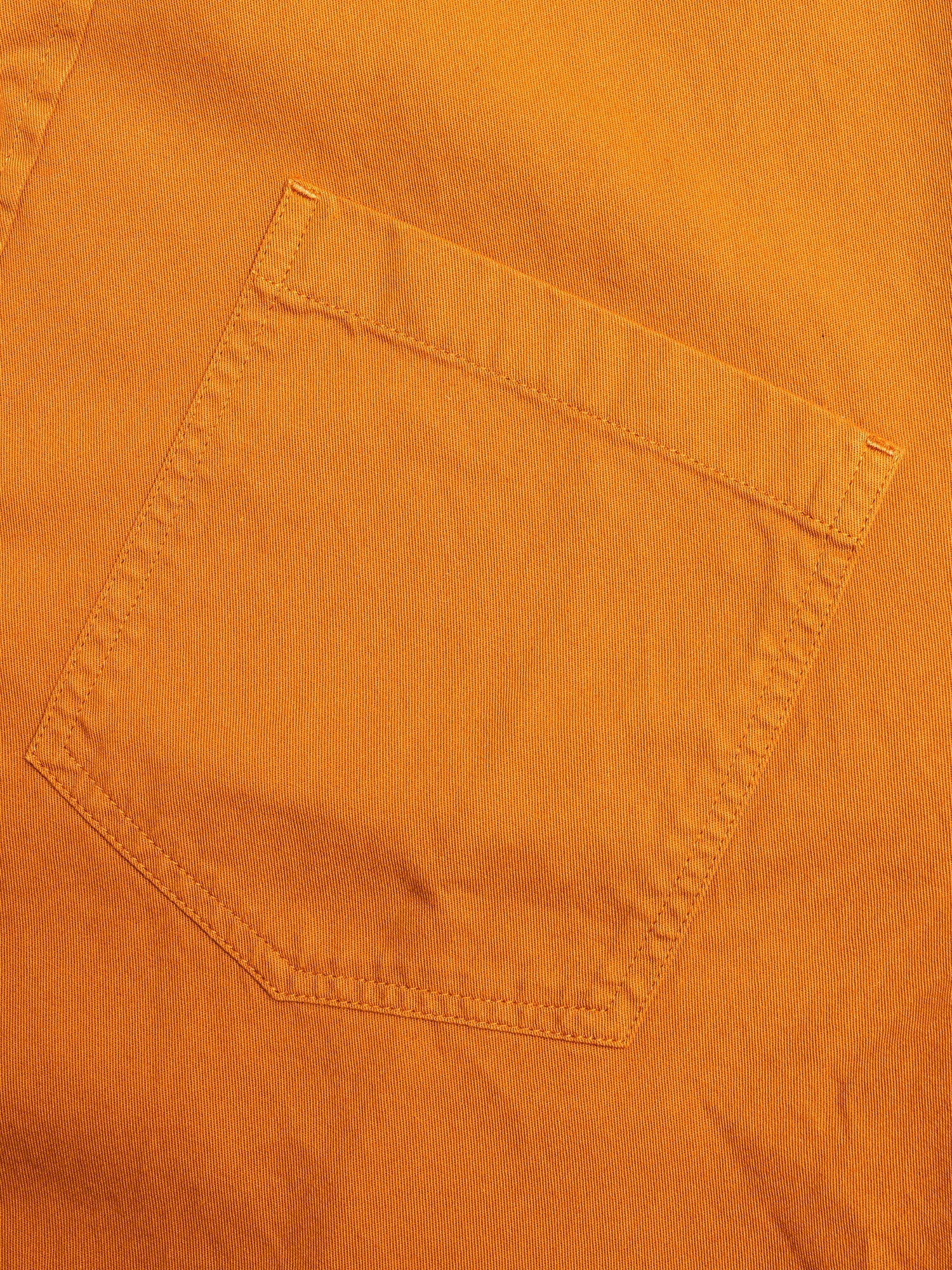 Anton Light Twill Shirt in Rufous Orange - Image 3