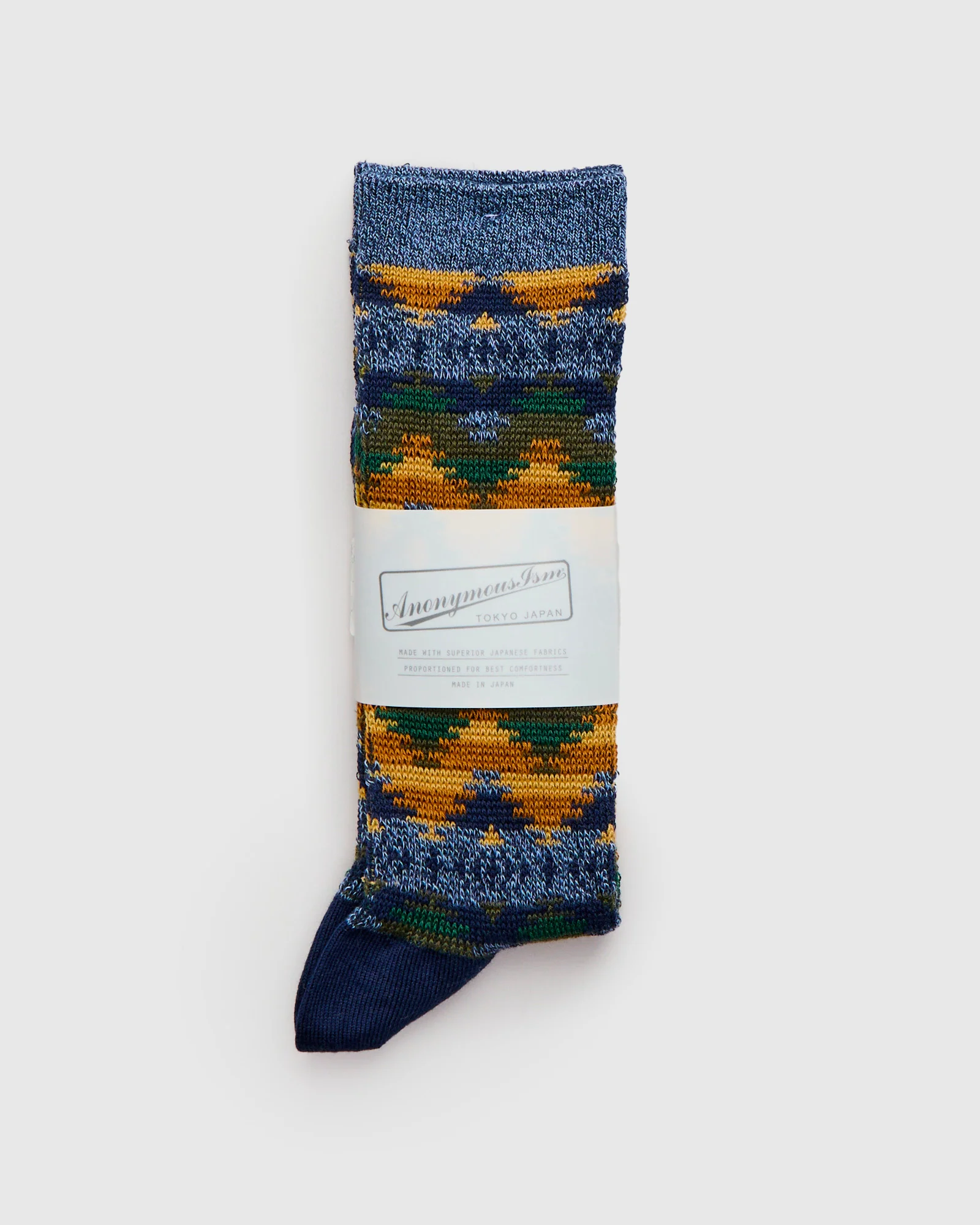 Apache Crew Sock in Navy