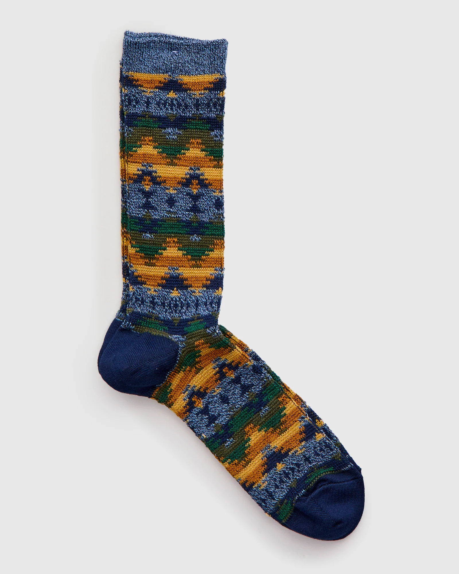 Apache Crew Sock in Navy - Image 2