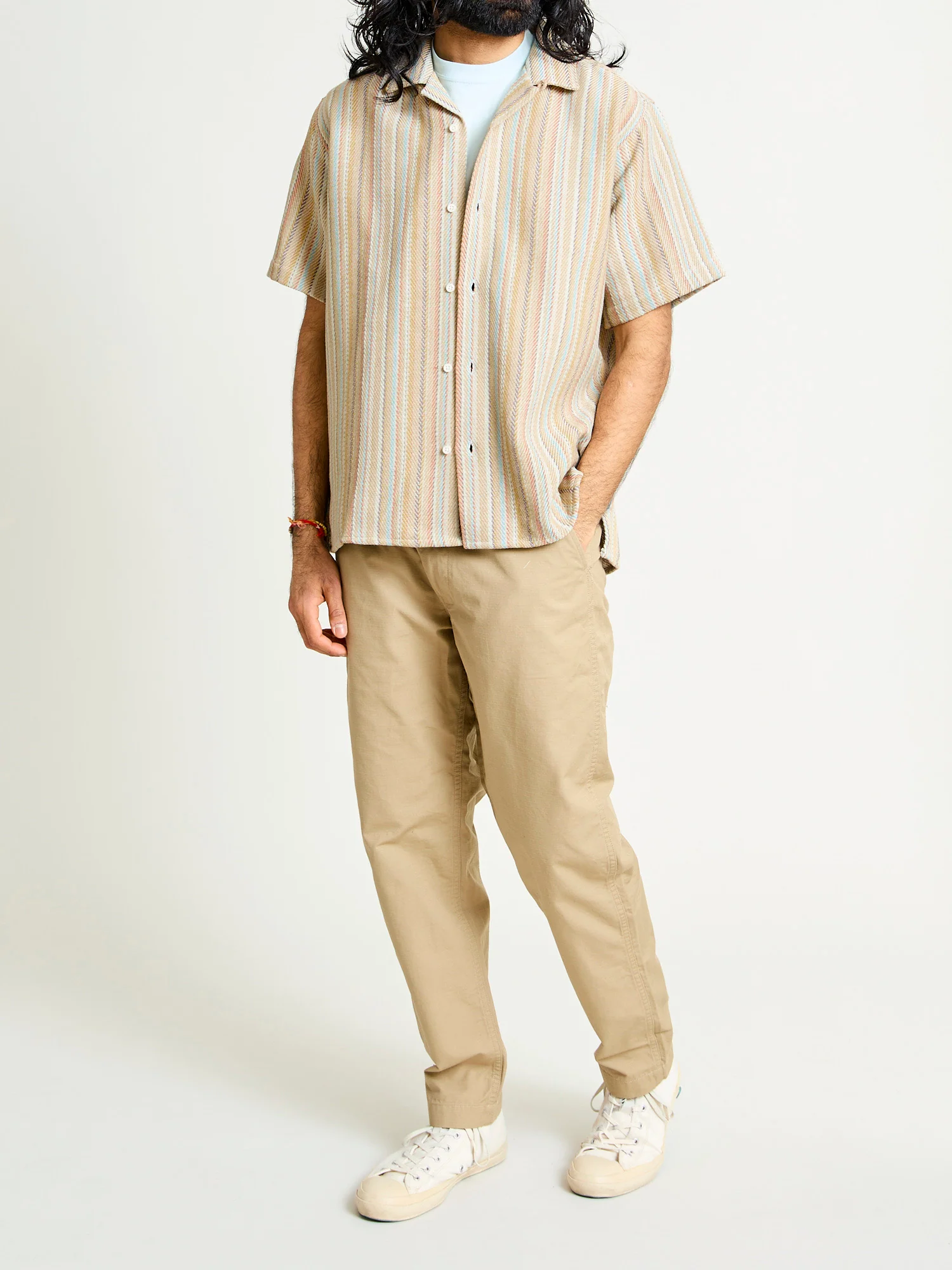 Baja Blanket Camp Shirt in Natural - Image 9