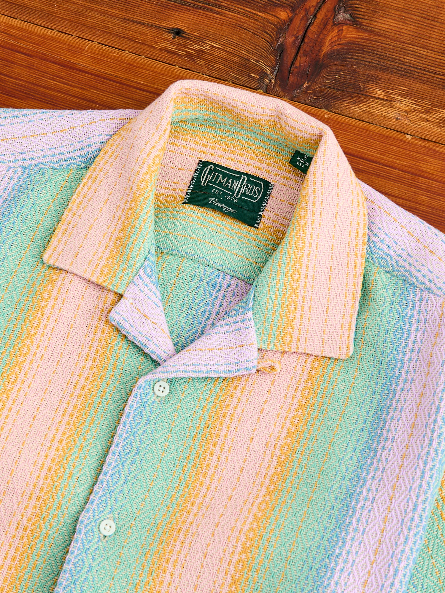 Baja Blanket Camp Shirt in Pastel - Image 3