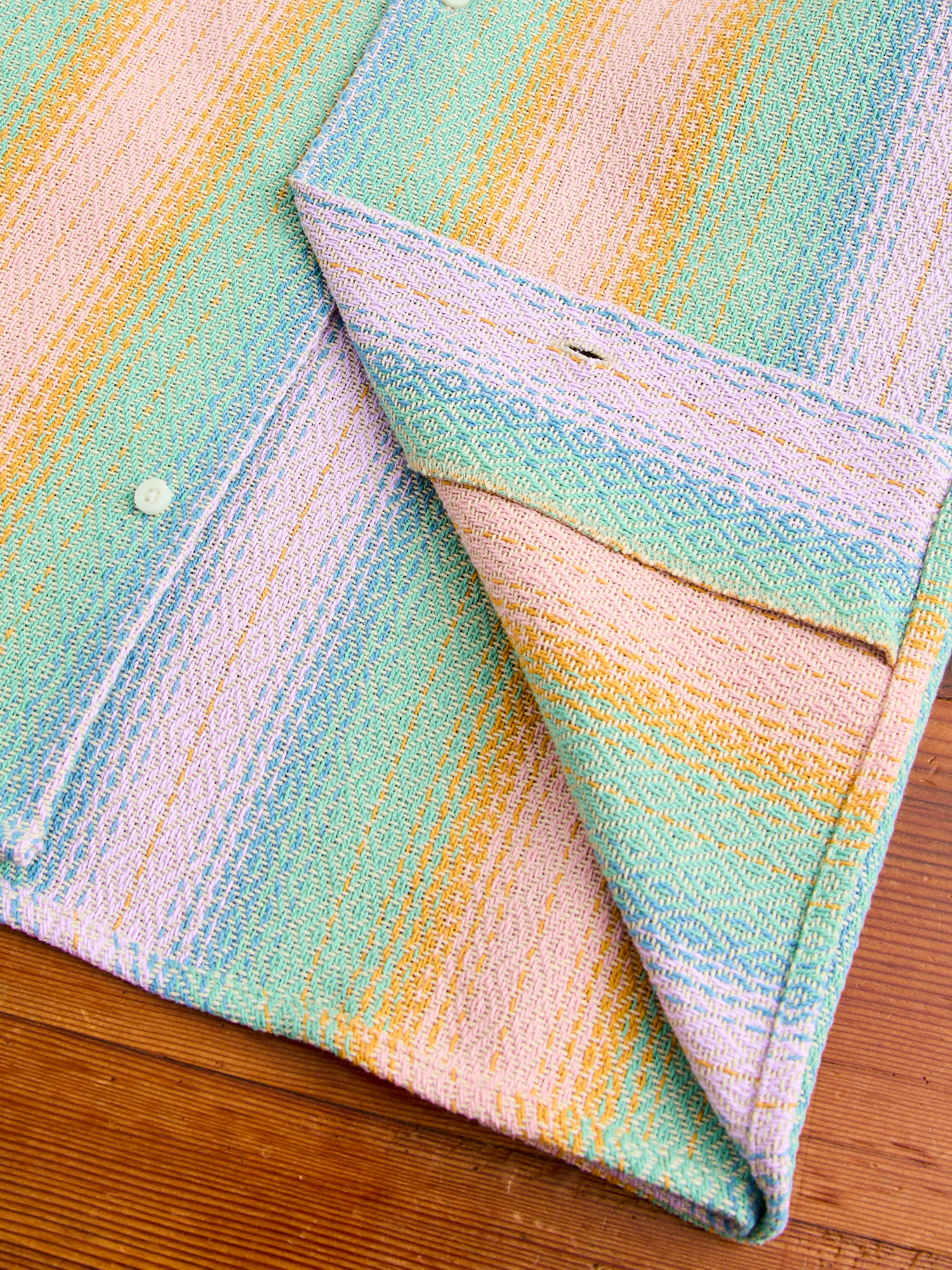 Baja Blanket Camp Shirt in Pastel - Image 7