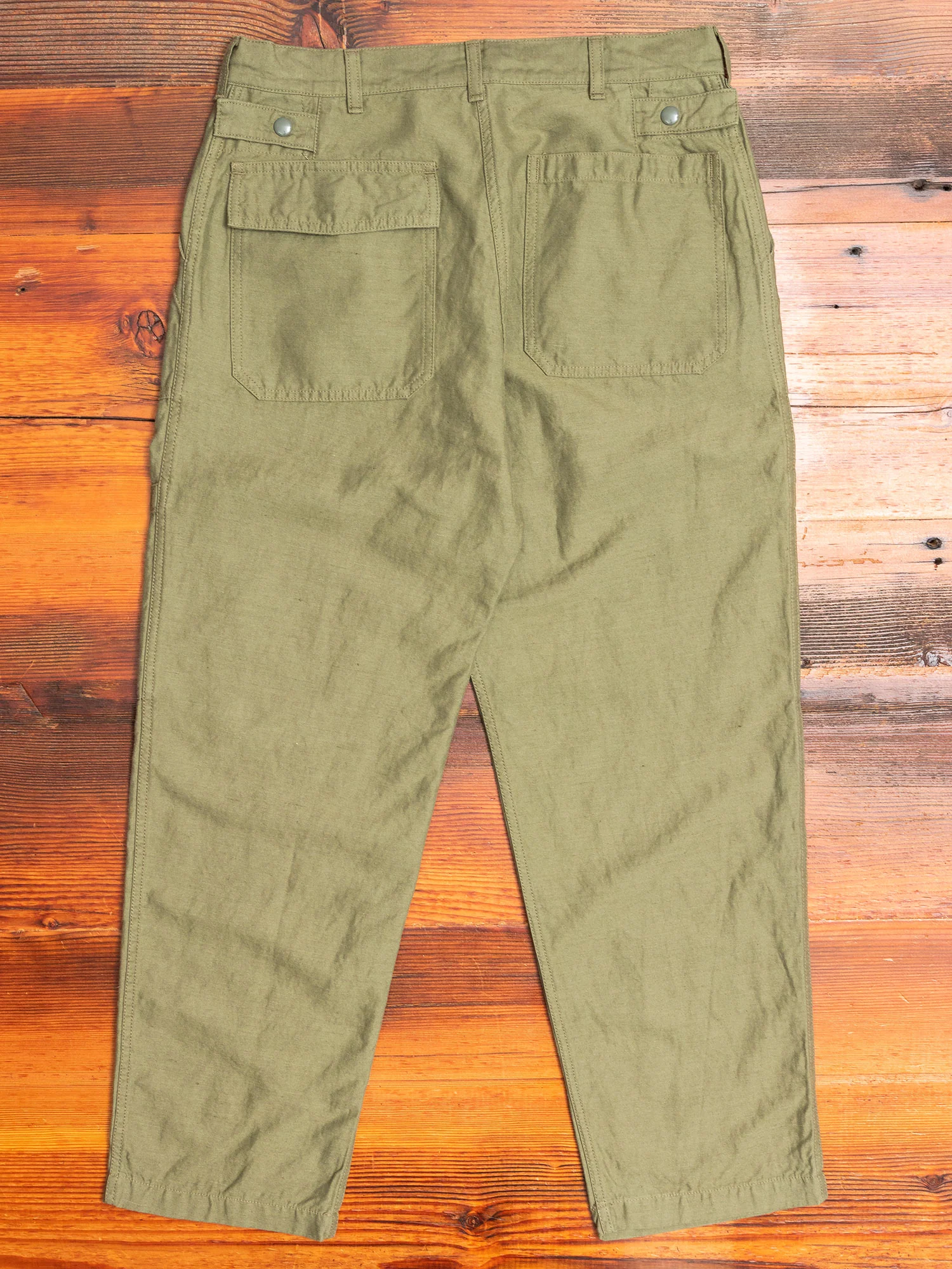 Baker Utility Military Pants in Olive - Image 8