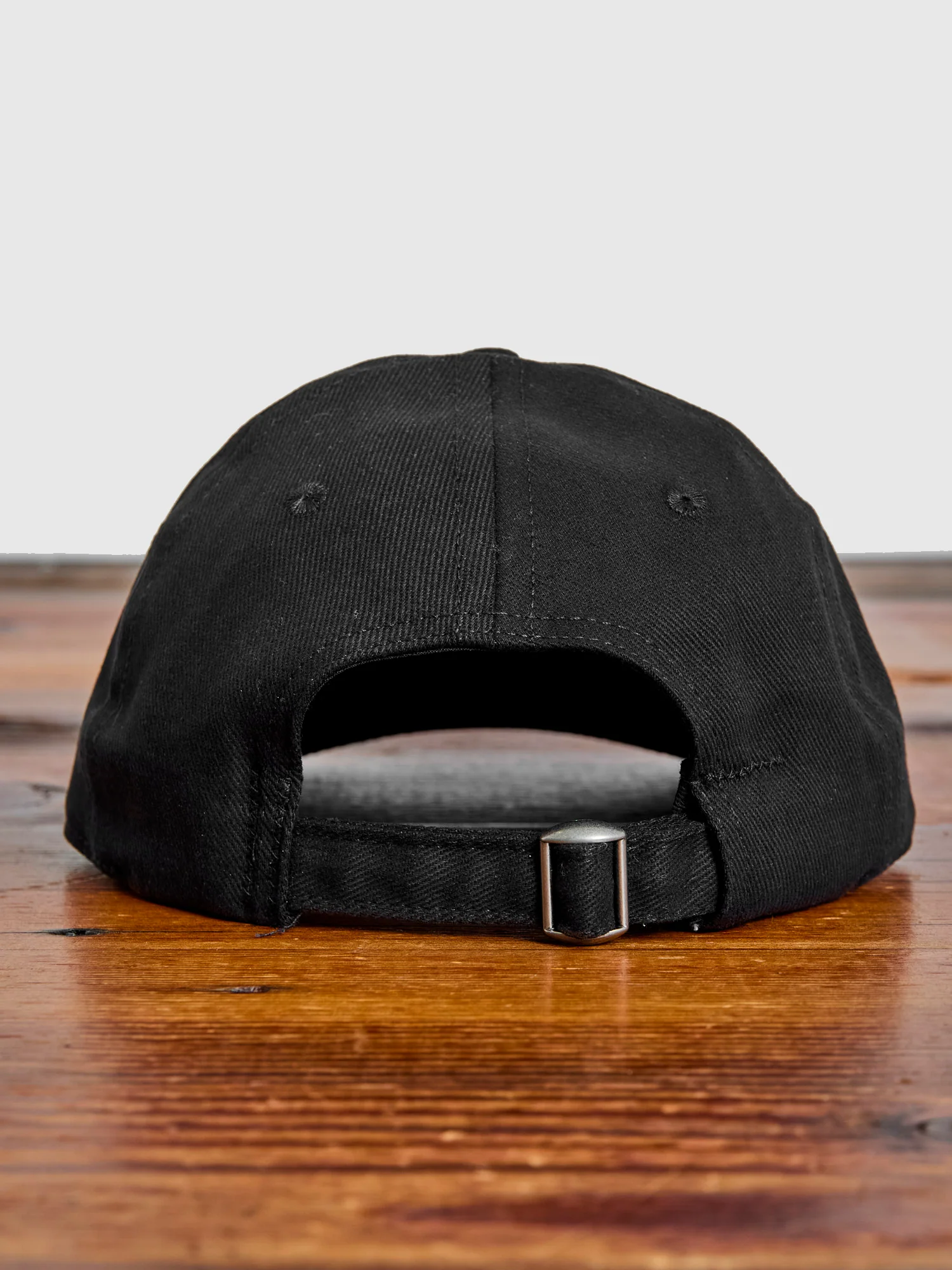 Baseball Hat in Black Denim - Image 3