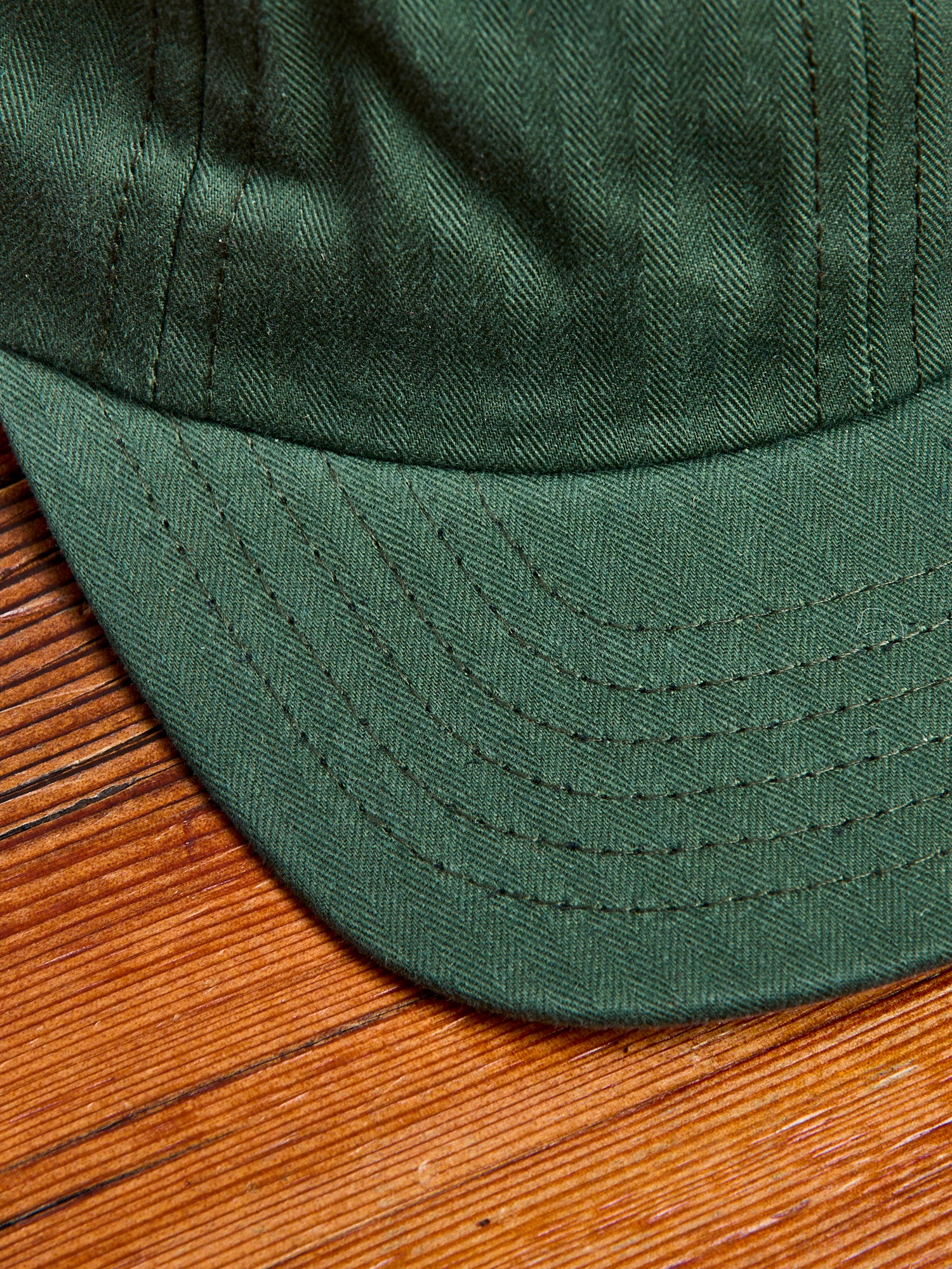 Baseball Hat in Wax Cotton Spruce - Image 4