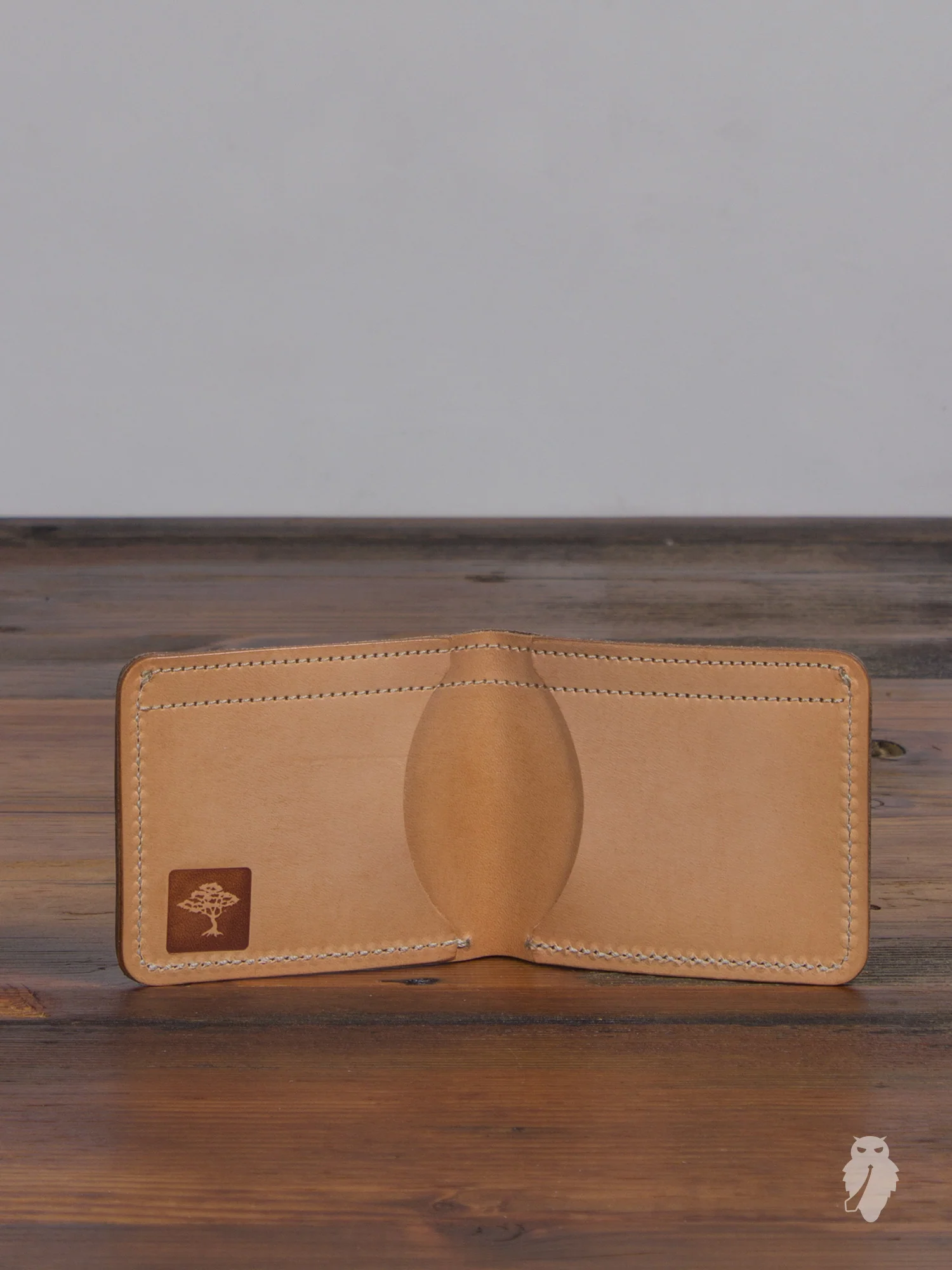 Bifold Wallet in Navy Chromexcel - Image 2