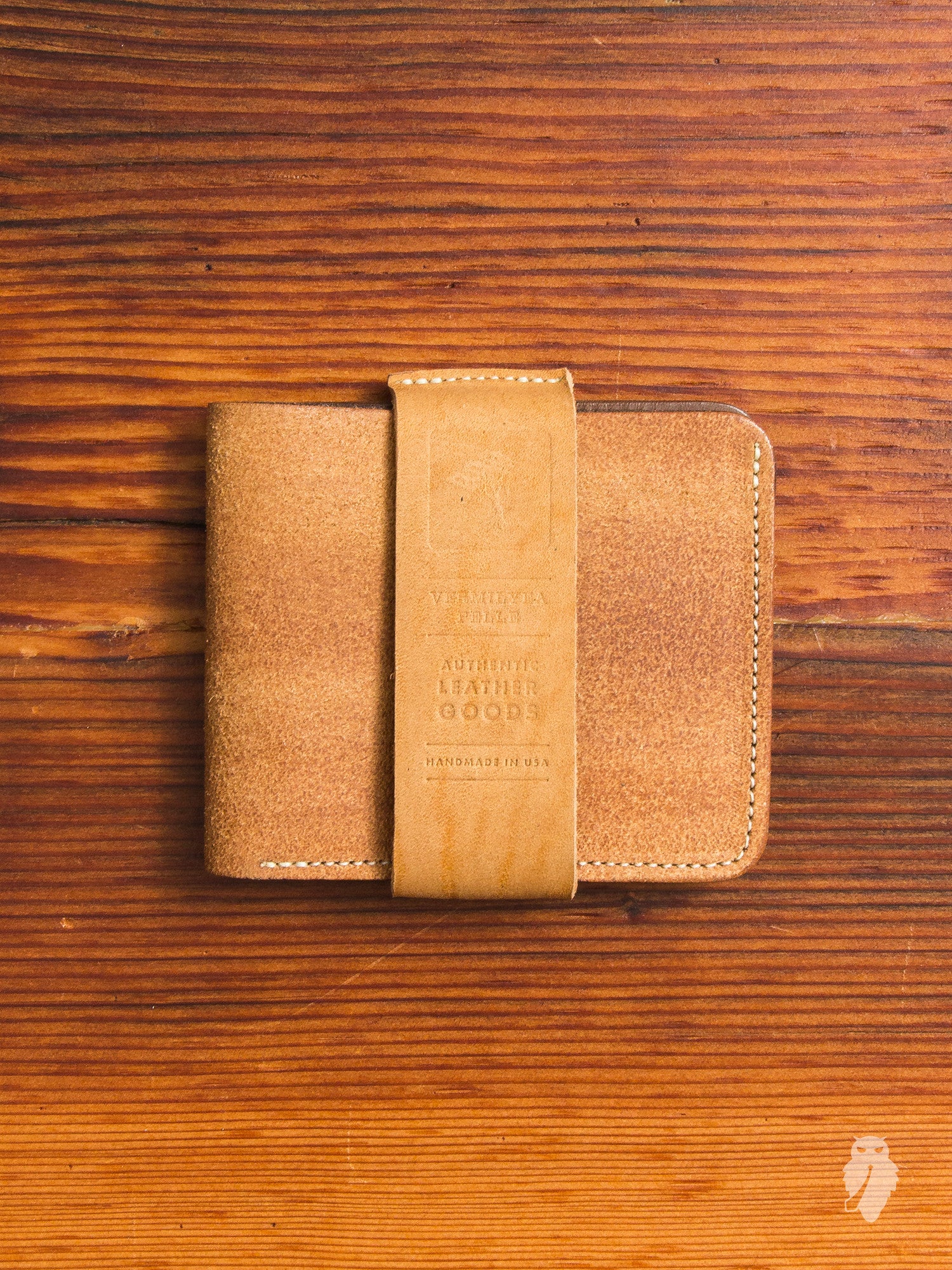 Bifold Wallet in Rough-Out Natural Horse Hide - Image 4