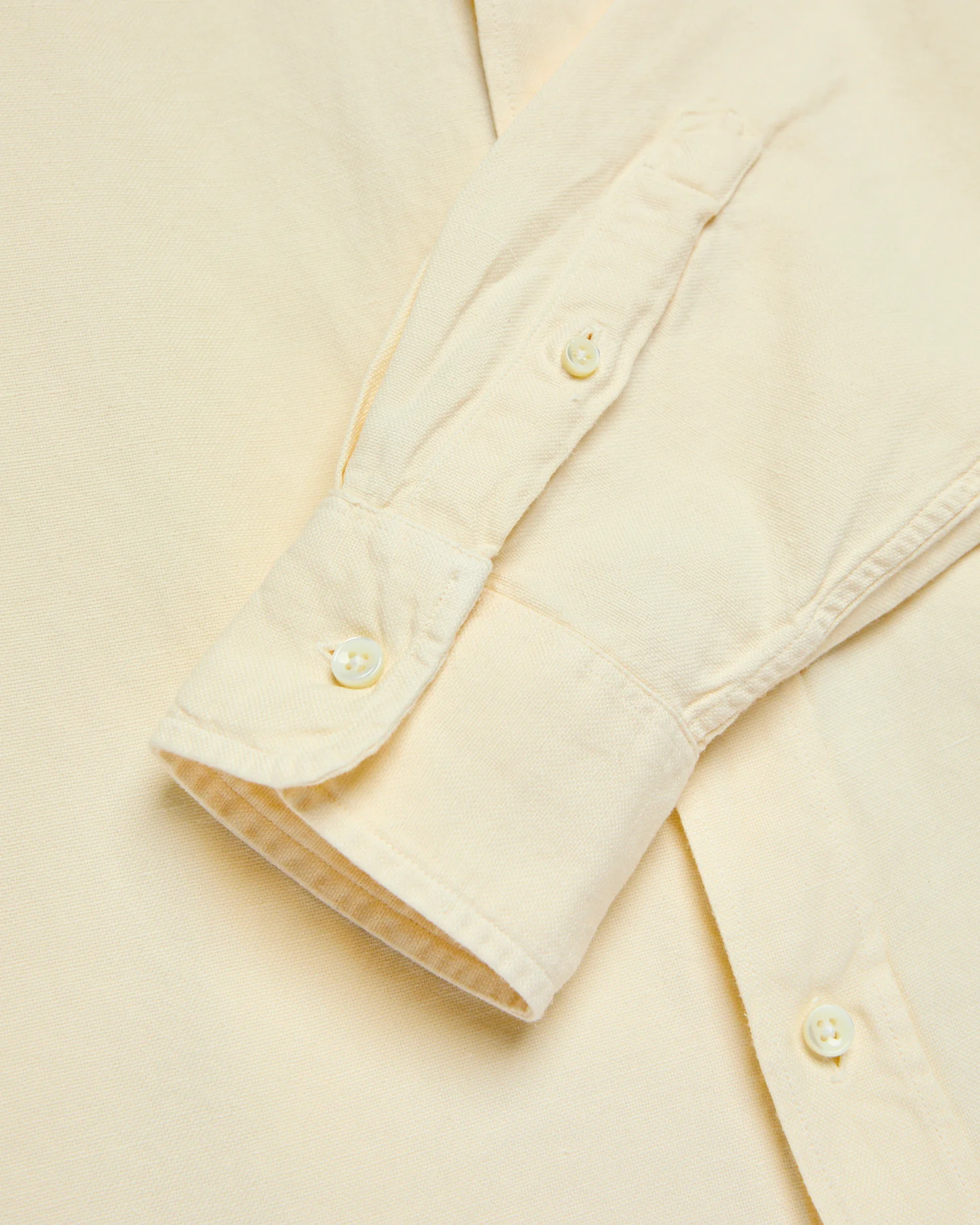 Big Oxford Shirt in Ecru Hemp - Image 5