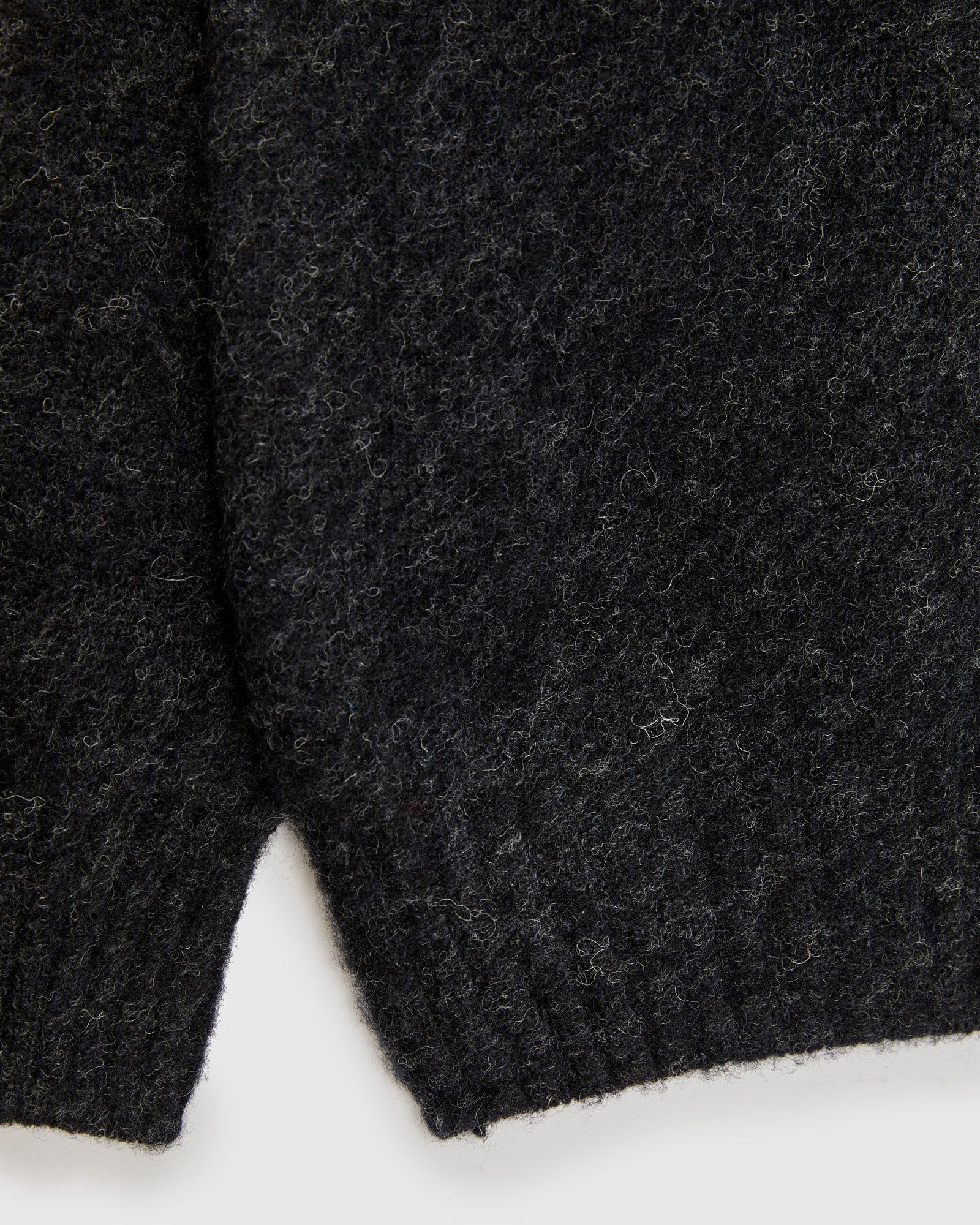 "Birth of the Cool" Wool Sweater in Charcoal - Image 6