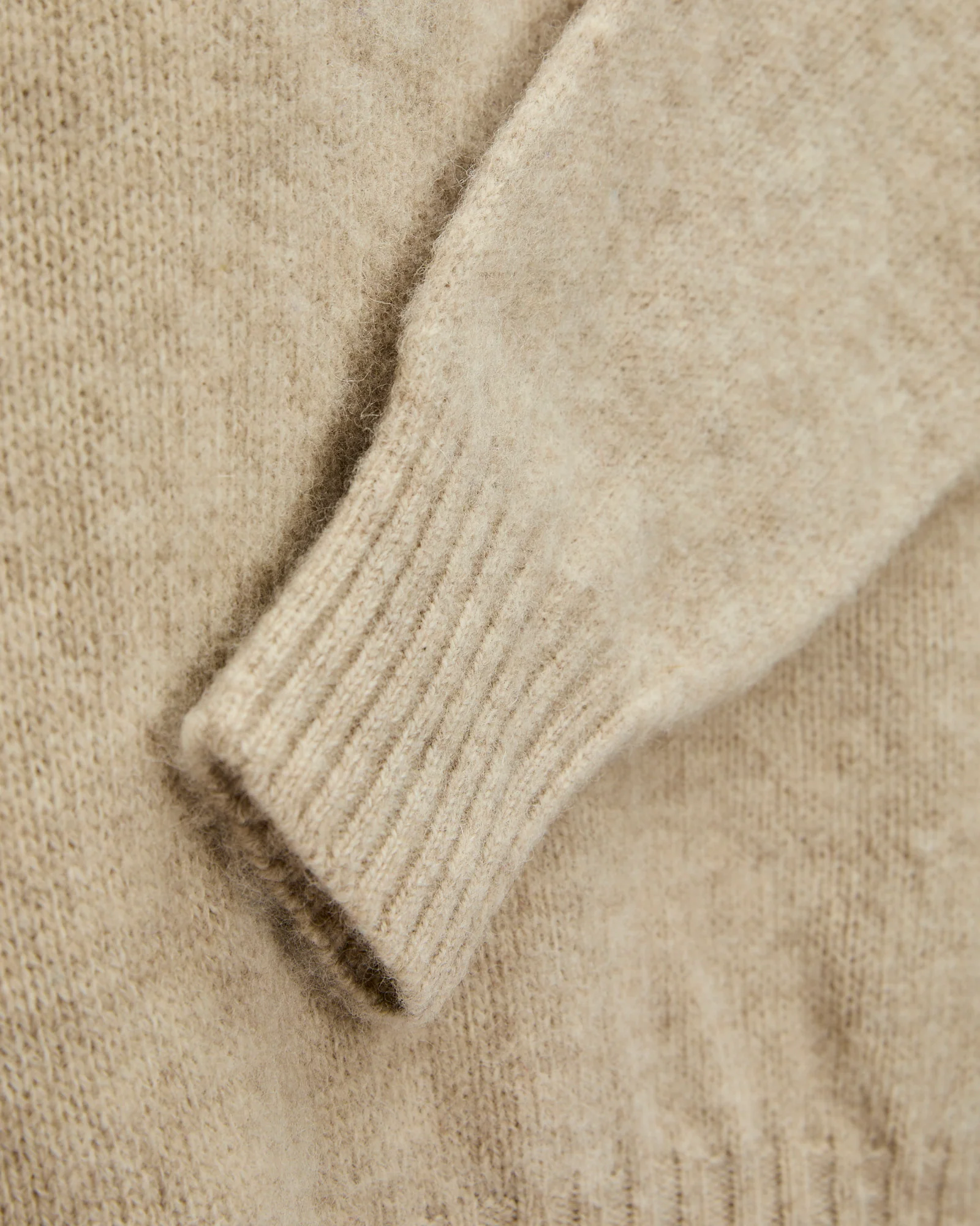 "Birth of the Cool" Wool Sweater in Cosmic Latte - Image 5
