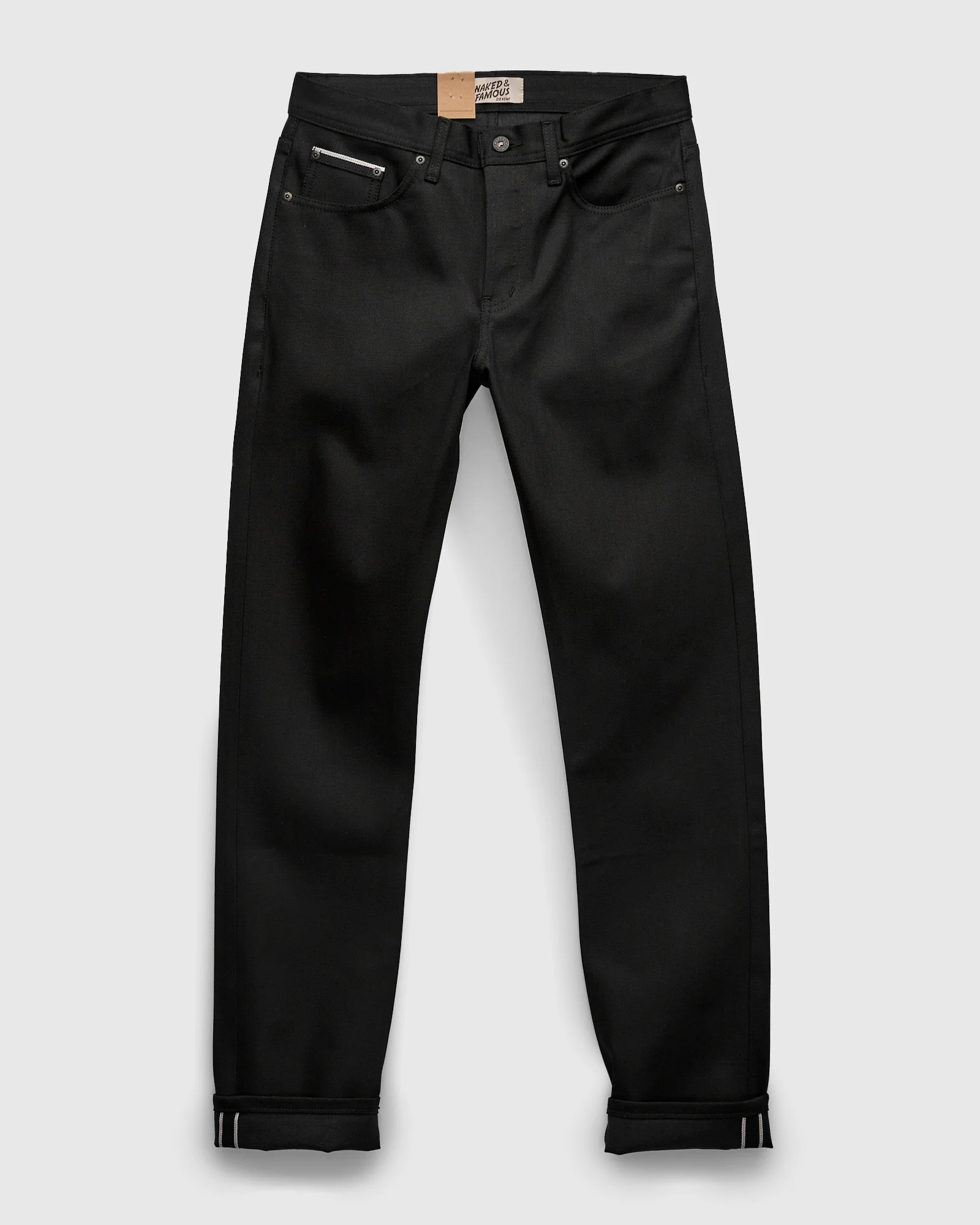 "Black Cobra Stretch" 12oz Selvedge Denim - Weird Guy Fit - Image 2