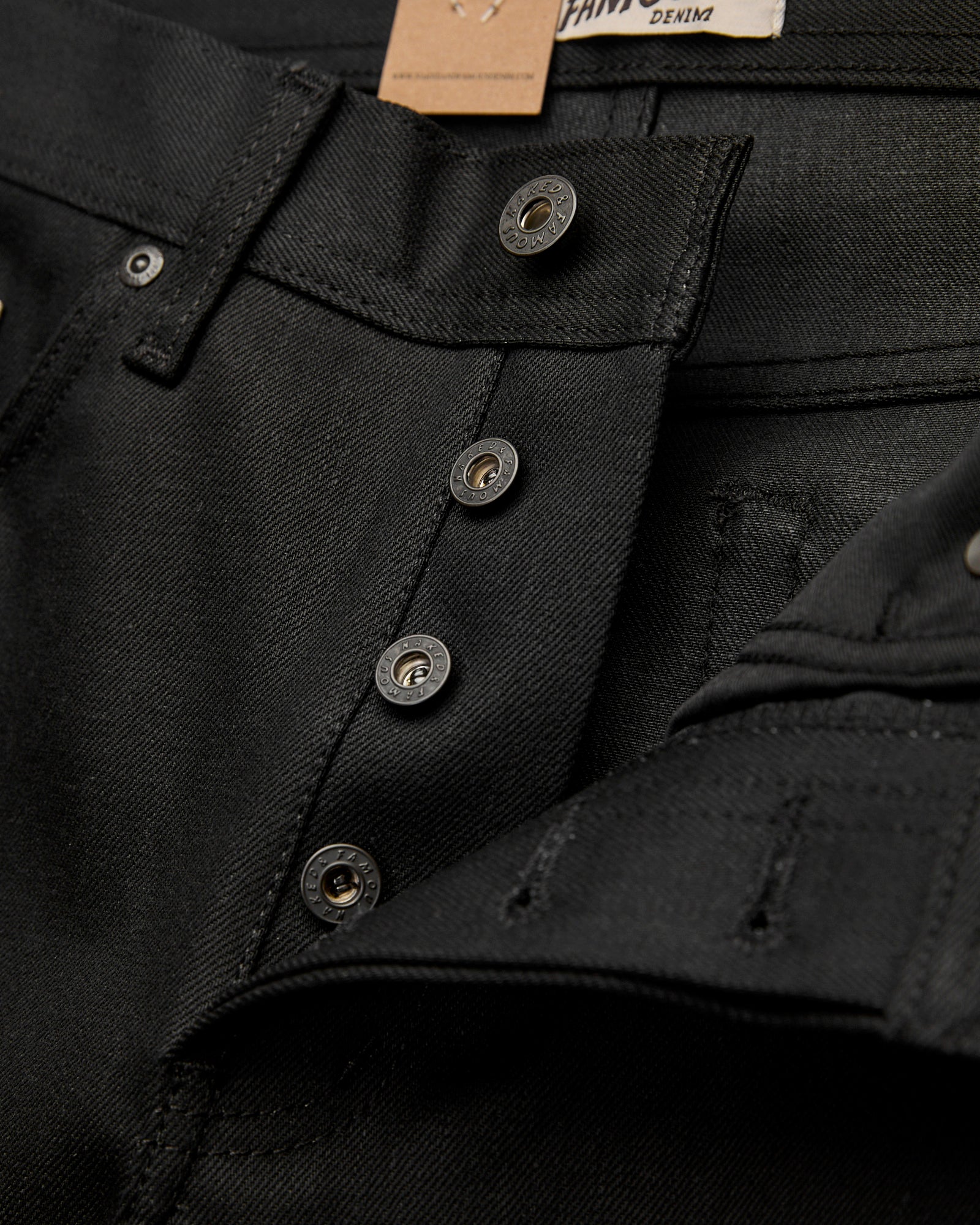 "Black Cobra Stretch" 12oz Selvedge Denim - Weird Guy Fit - Image 7