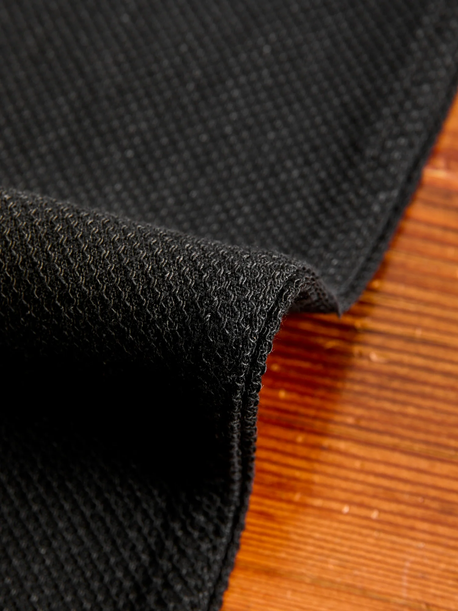 "Black Kikko" 12.5oz Jacquard Denim - Strong Guy Fit - Image 7