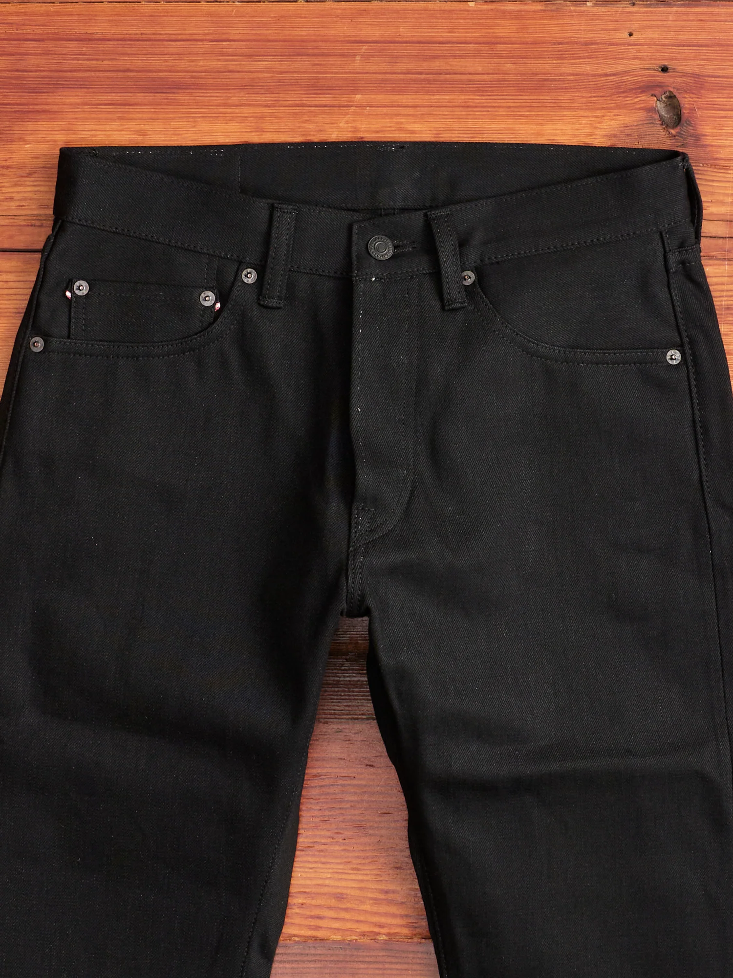 BOM00X "Momotaro x Blue Owl" 15.7oz Selvedge Denim - Natural Tapered Fit - Image 4