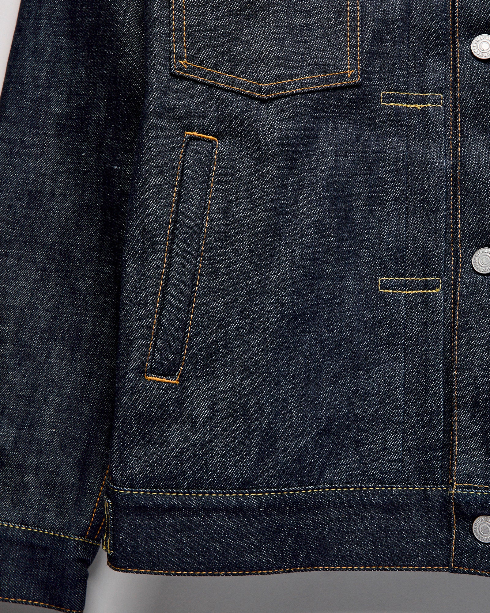 BOM017-J "Grand Indigo" 14oz Selvedge Denim Jacket - Image 7