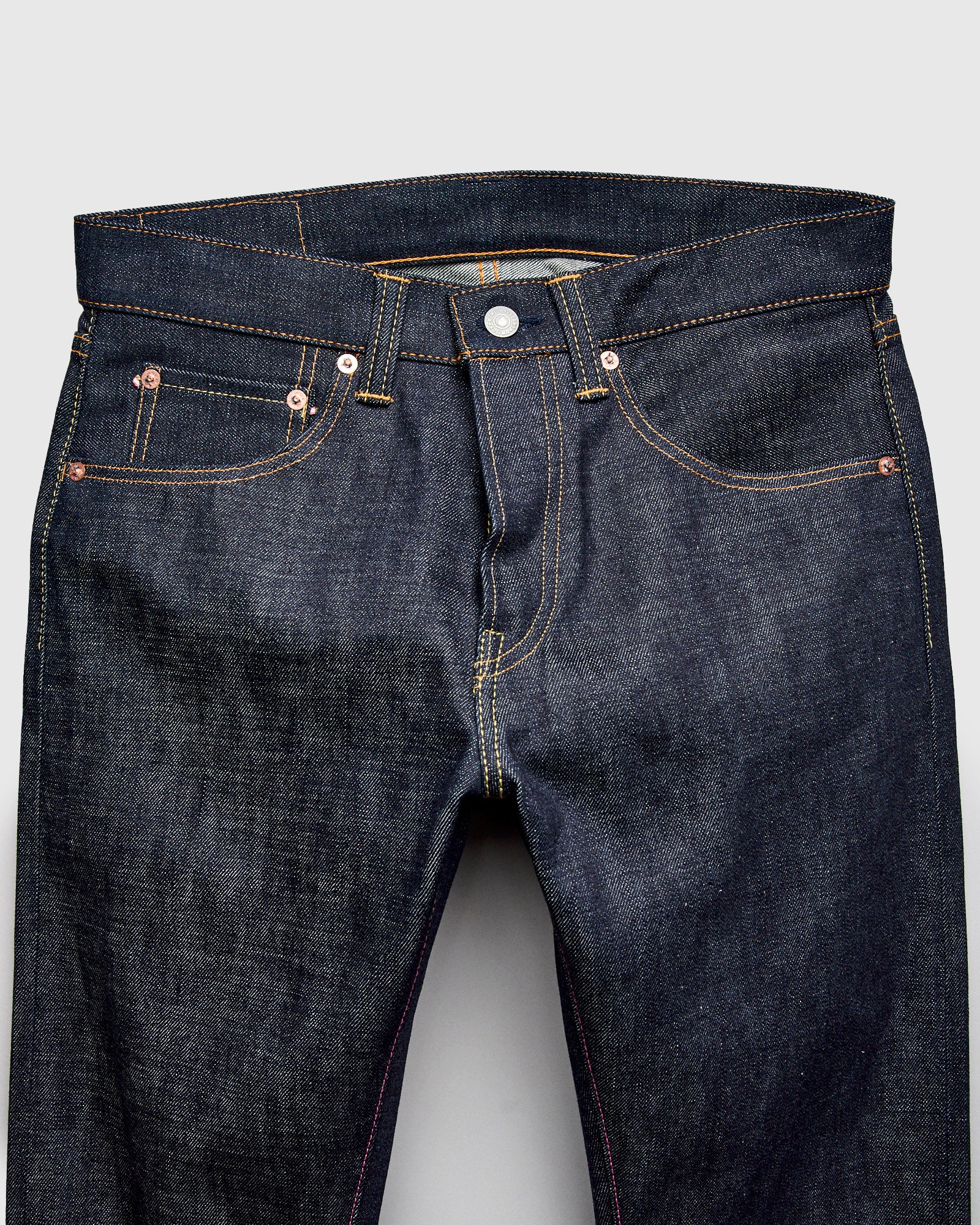 BOM017-T "Grand Indigo" 14oz Selvedge Denim - Tight Tapered Fit - Image 4