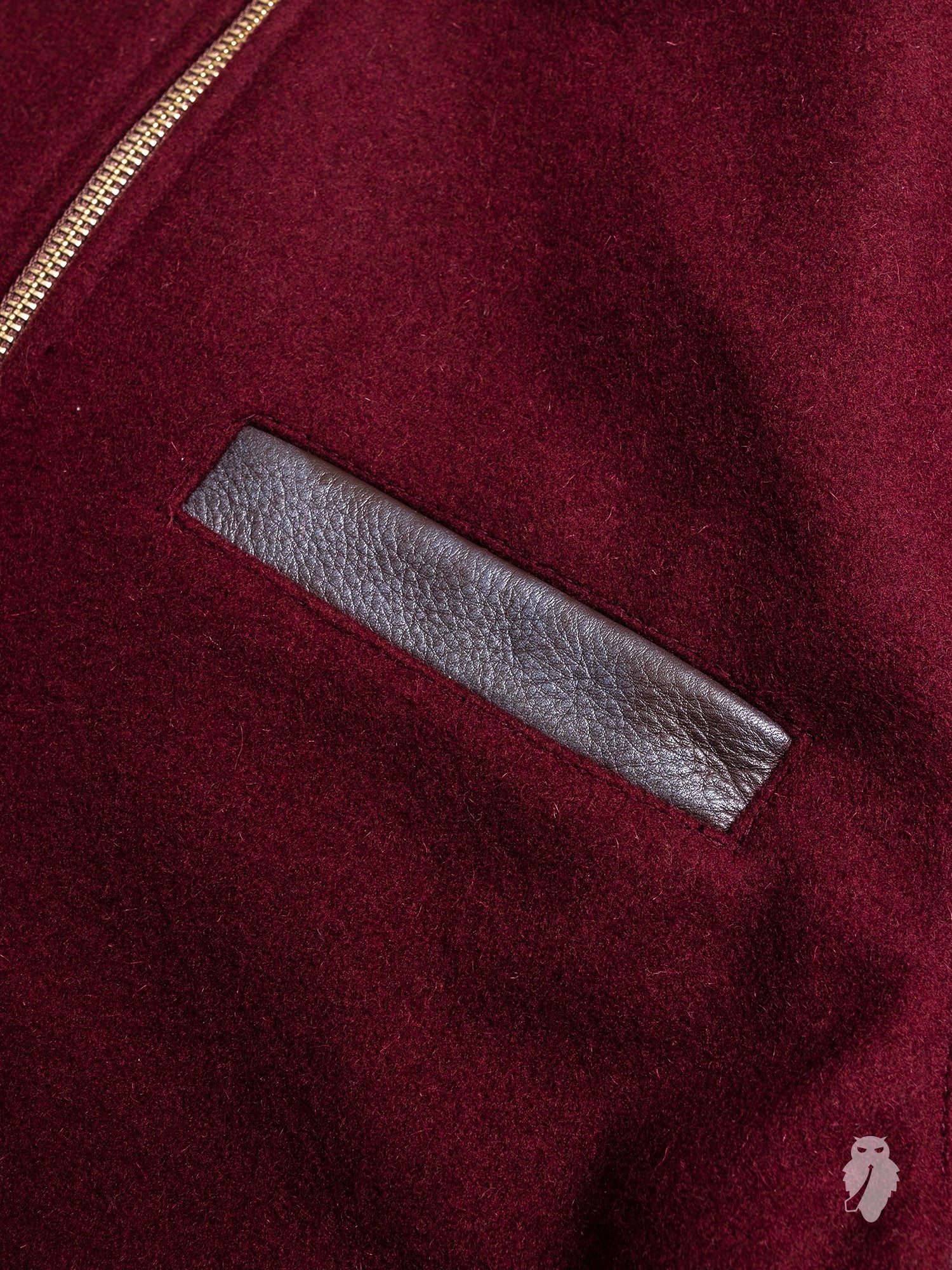 Bomber Jacket in Maroon - Image 6