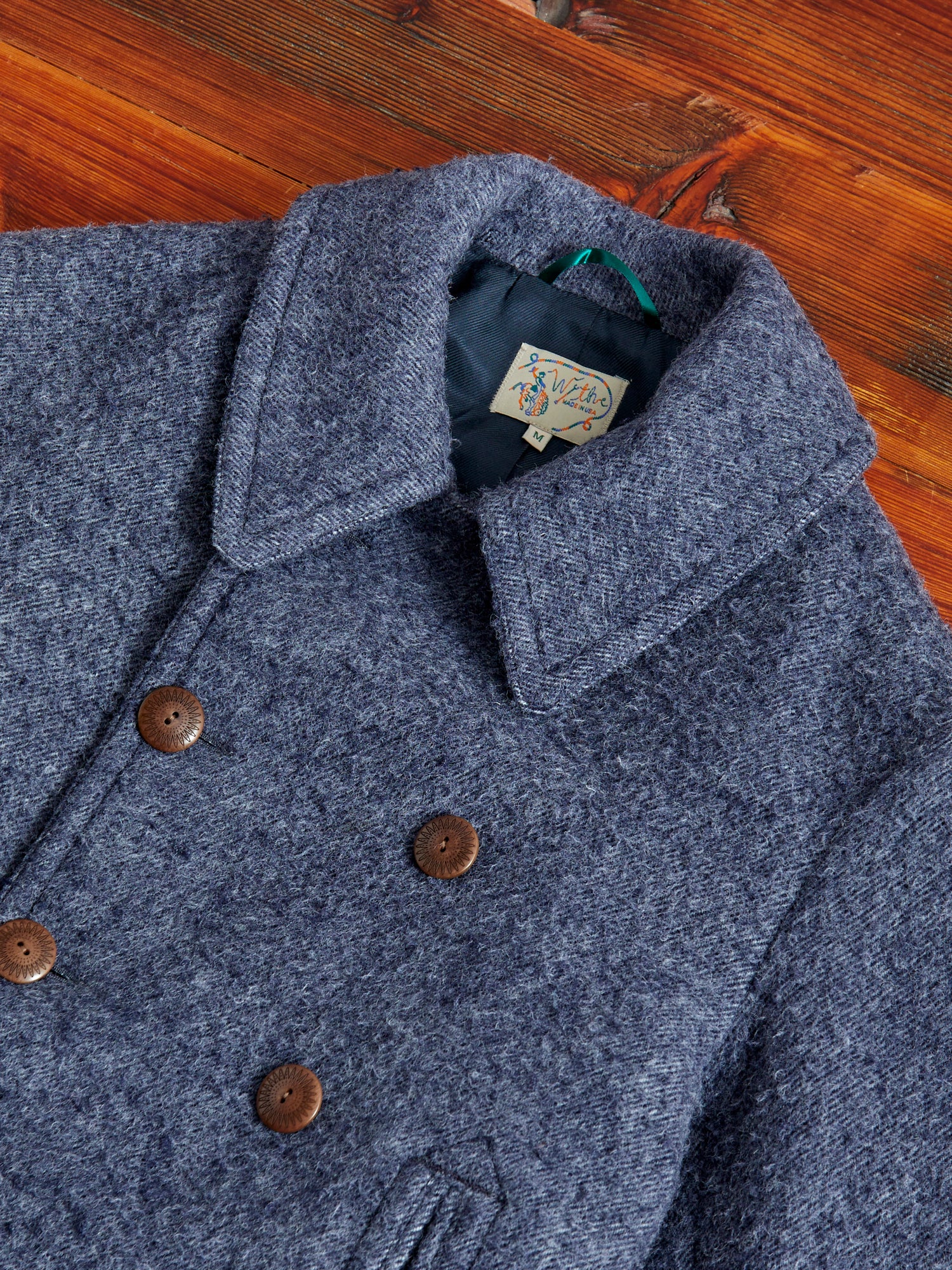 Boom Cat Peacoat in Faded Navy - Image 5