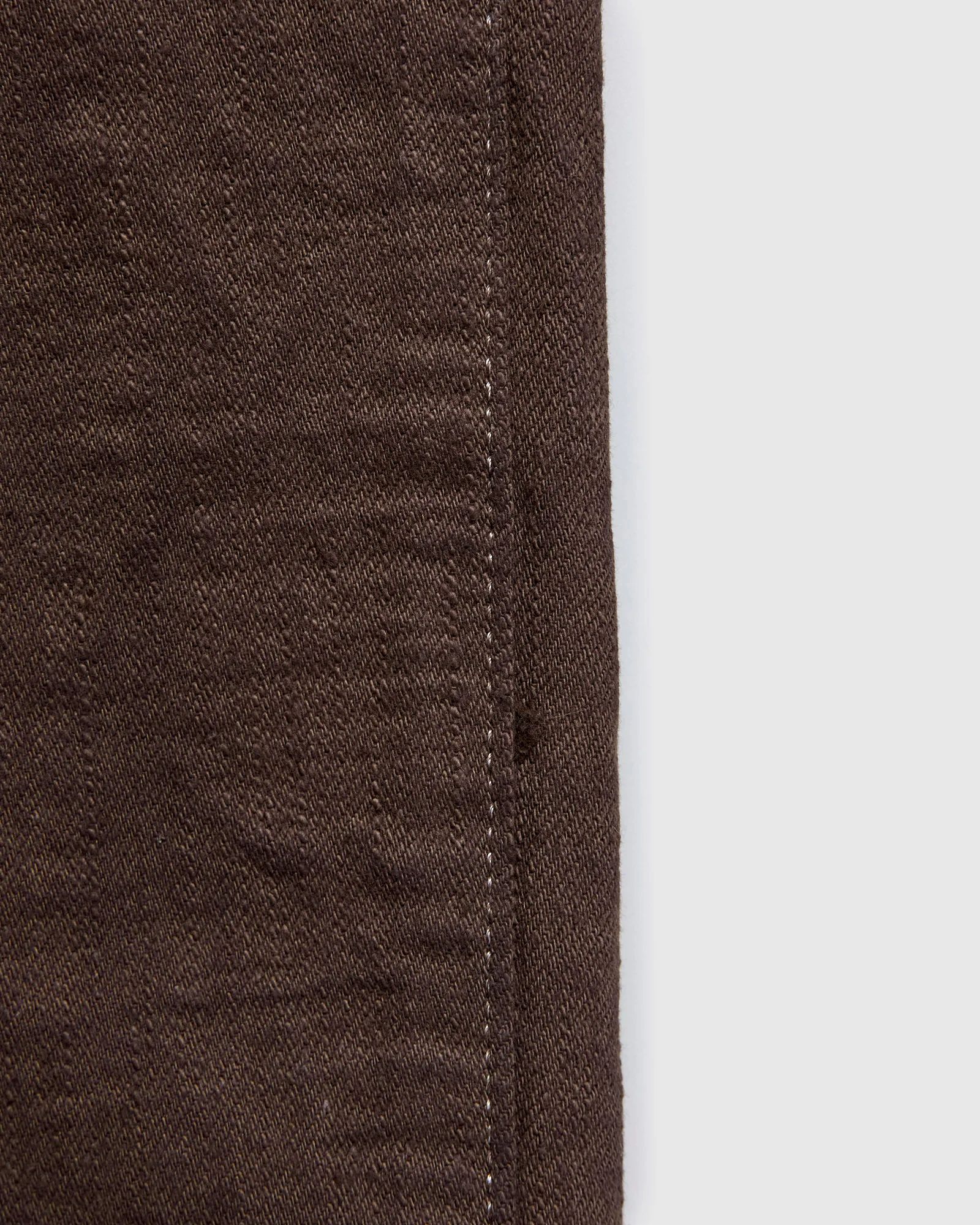 BOS211XX-KU "Shizen" 18oz Kuri Chestnut Selvedge Denim - Relaxed Tapered Fit - Image 10