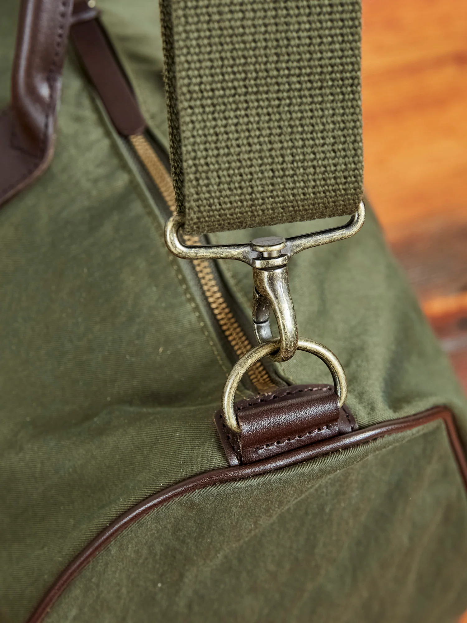 Boston Bag in Khaki Green - Image 7