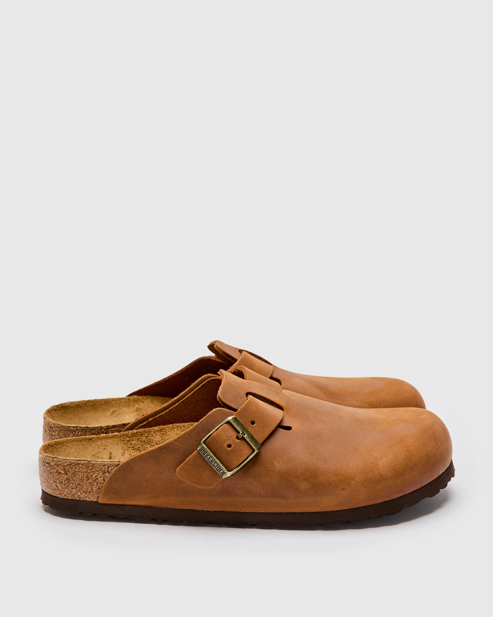 Boston Clog in Cognac Oil Leather - Image 3