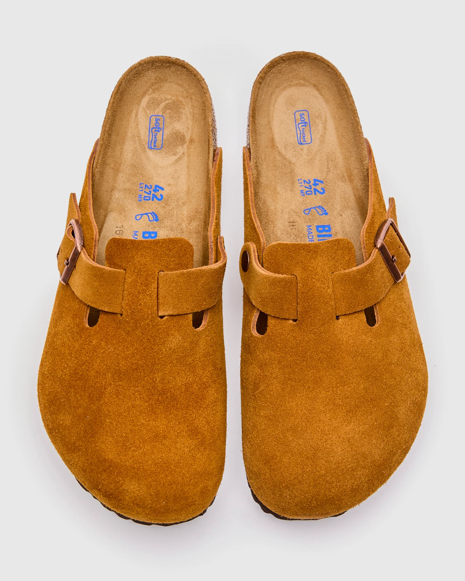 Boston Clog in Suede Mink SFB - Image 6