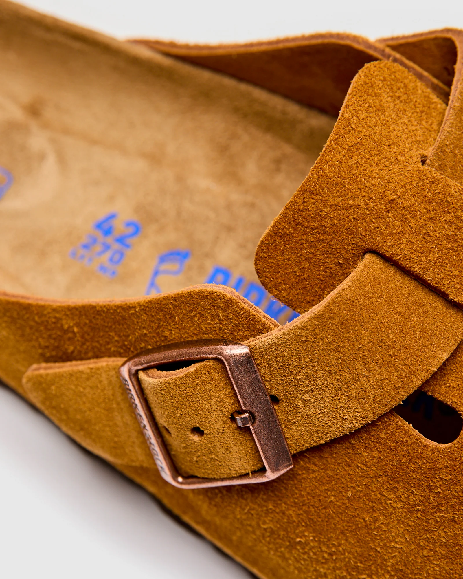 Boston Clog in Suede Mink SFB - Image 7
