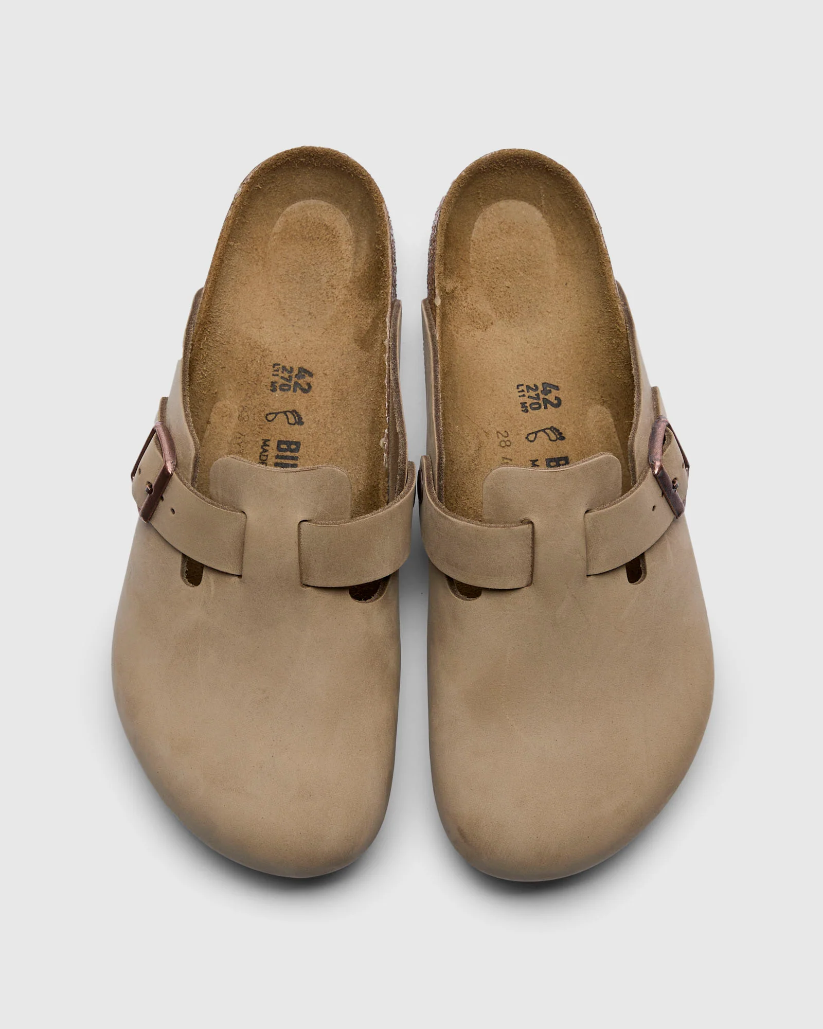 Boston Clog in Tobacco Brown Oil Leather - Image 6