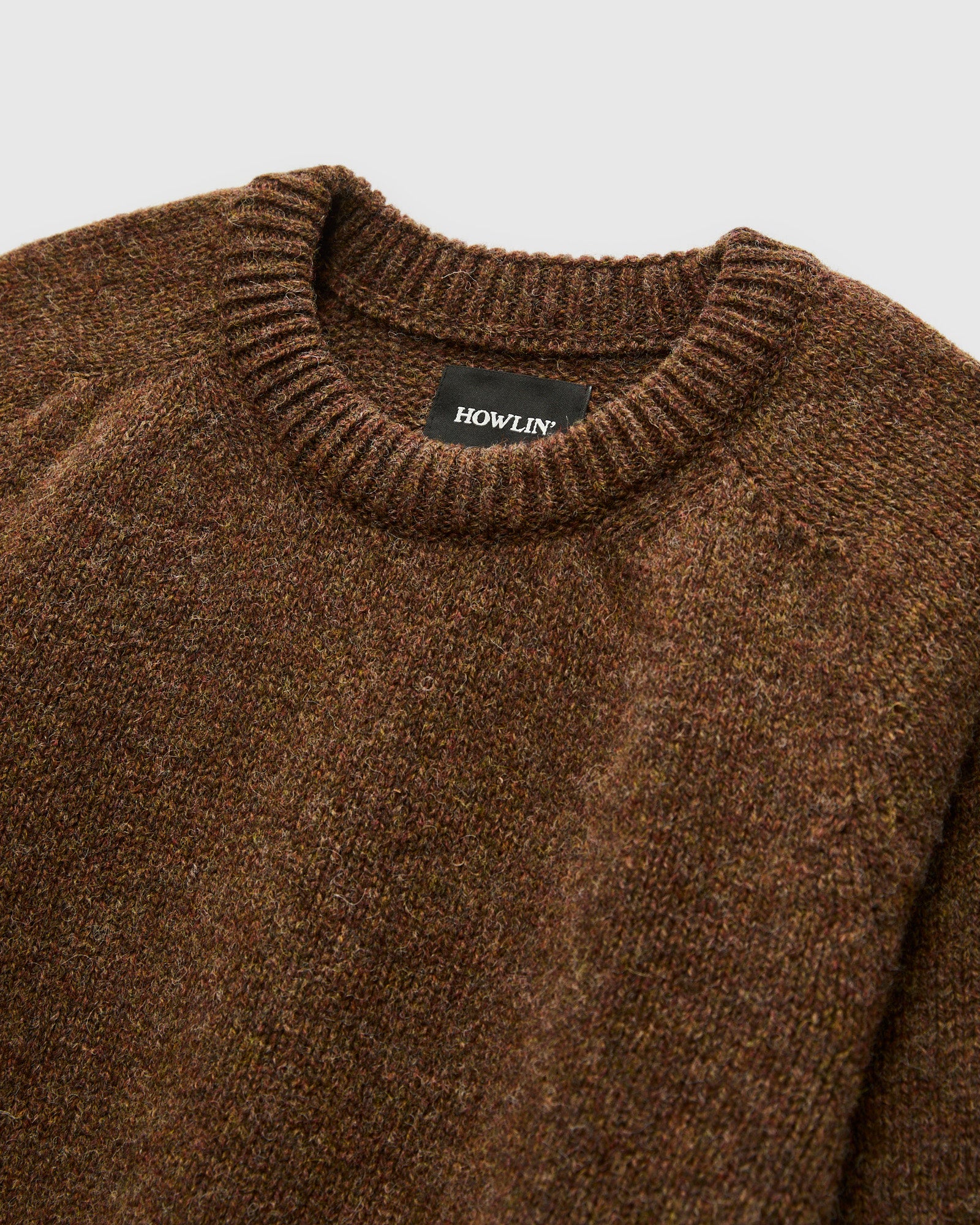 "Boxy Space Knit" Wool Sweater in Spark - Image 4