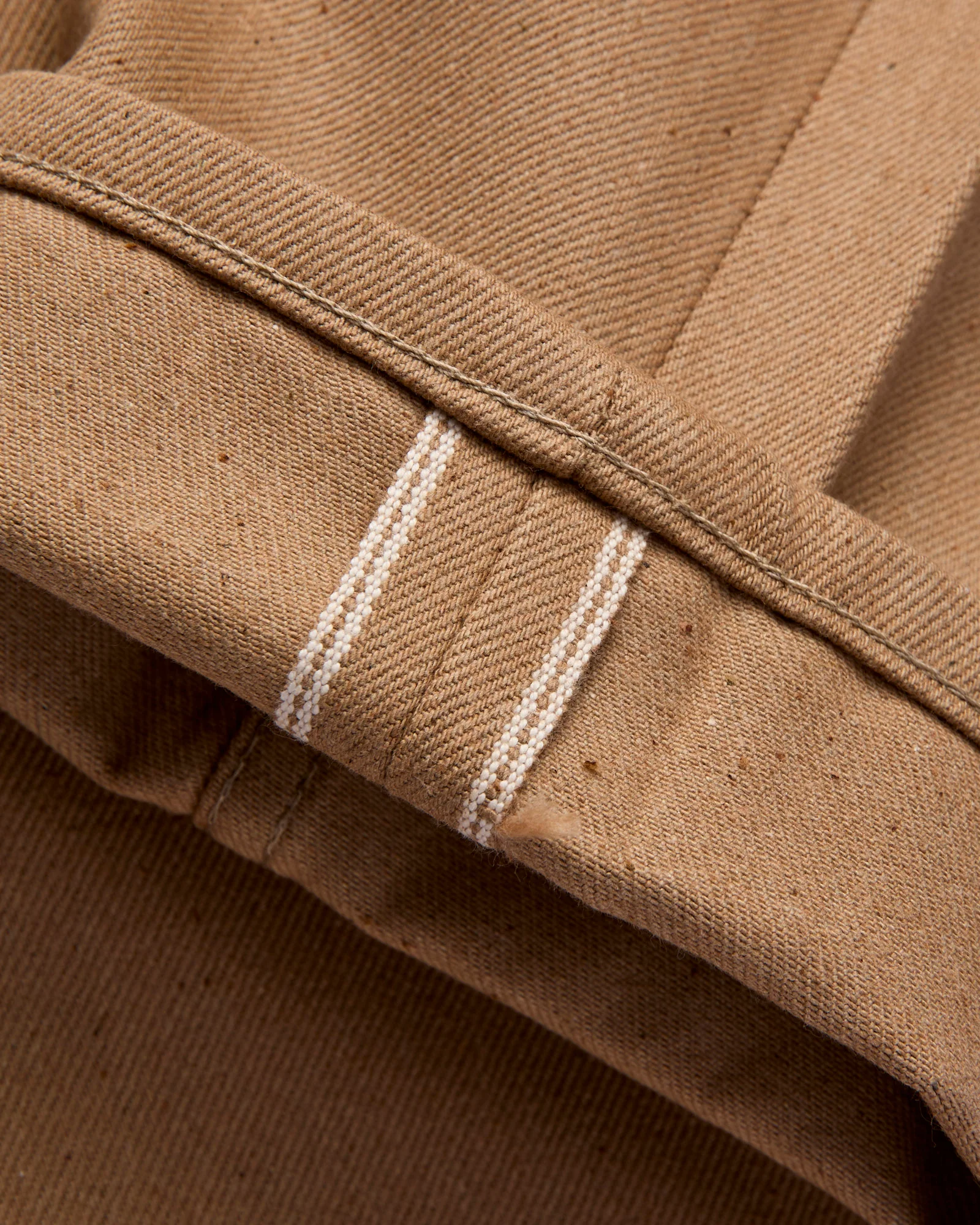 "Brown Fox" 13oz FoxFibre® Brown Selvedge Denim - Weird Guy Fit - Image 8
