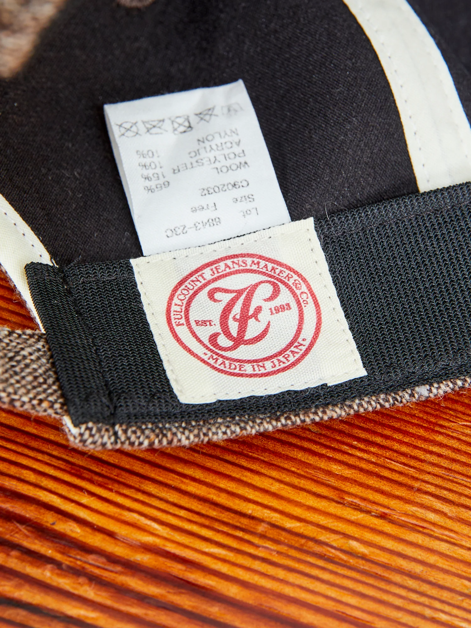 Brown's Beach Tweed Baseball Cap in Brown - Image 6