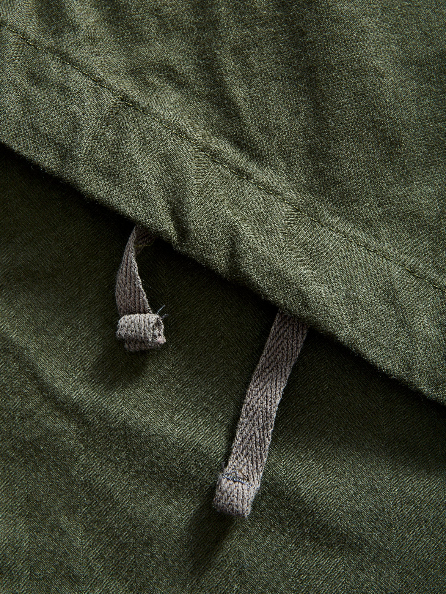 Brushed Herringbone FA Flight Cargo Pants in Olive - Image 11
