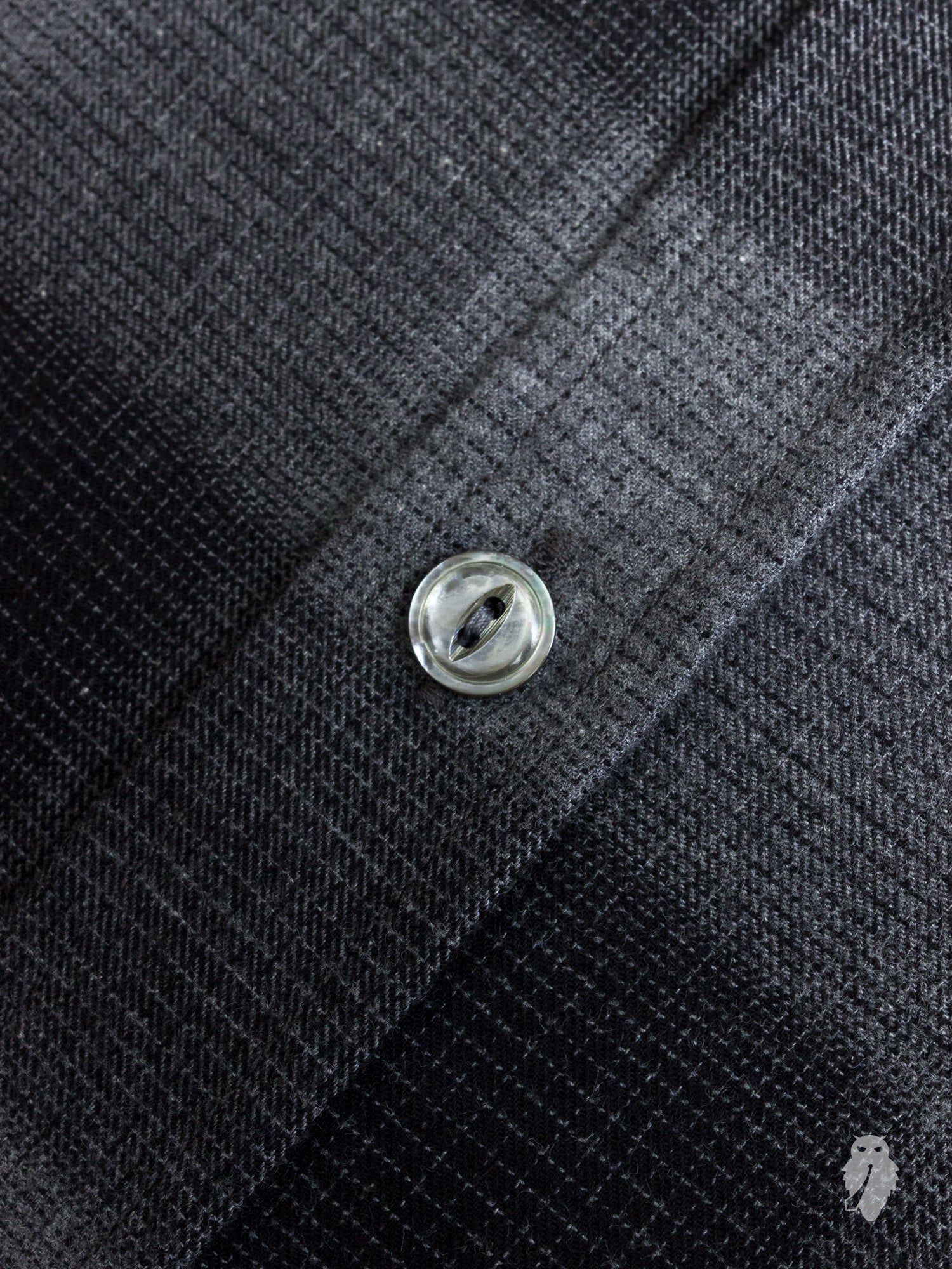Buffalo Brushed Flannel in Charcoal - Image 3
