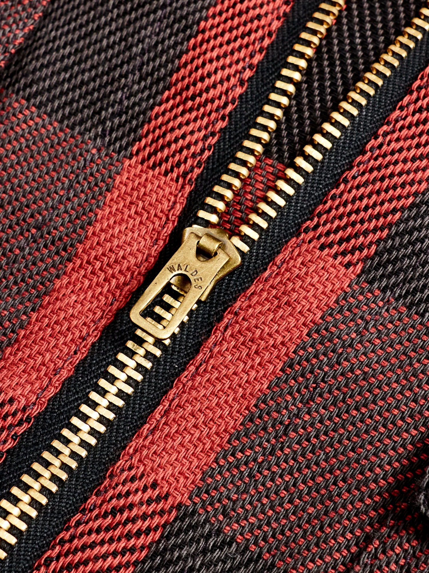 Buffalo Check Half-Zip Pullover in Red - Image 6