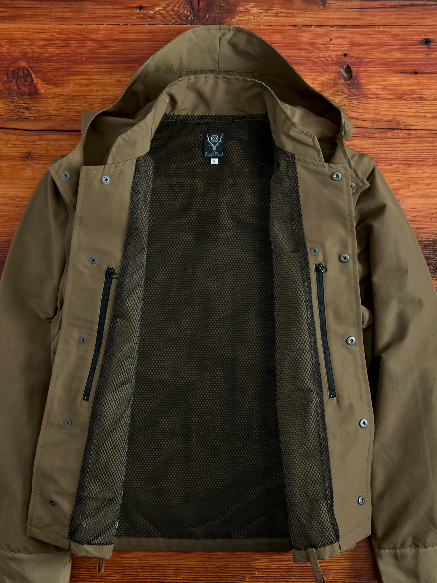 Crossgrain Tenkara Trout Parka in Olive - Image 3